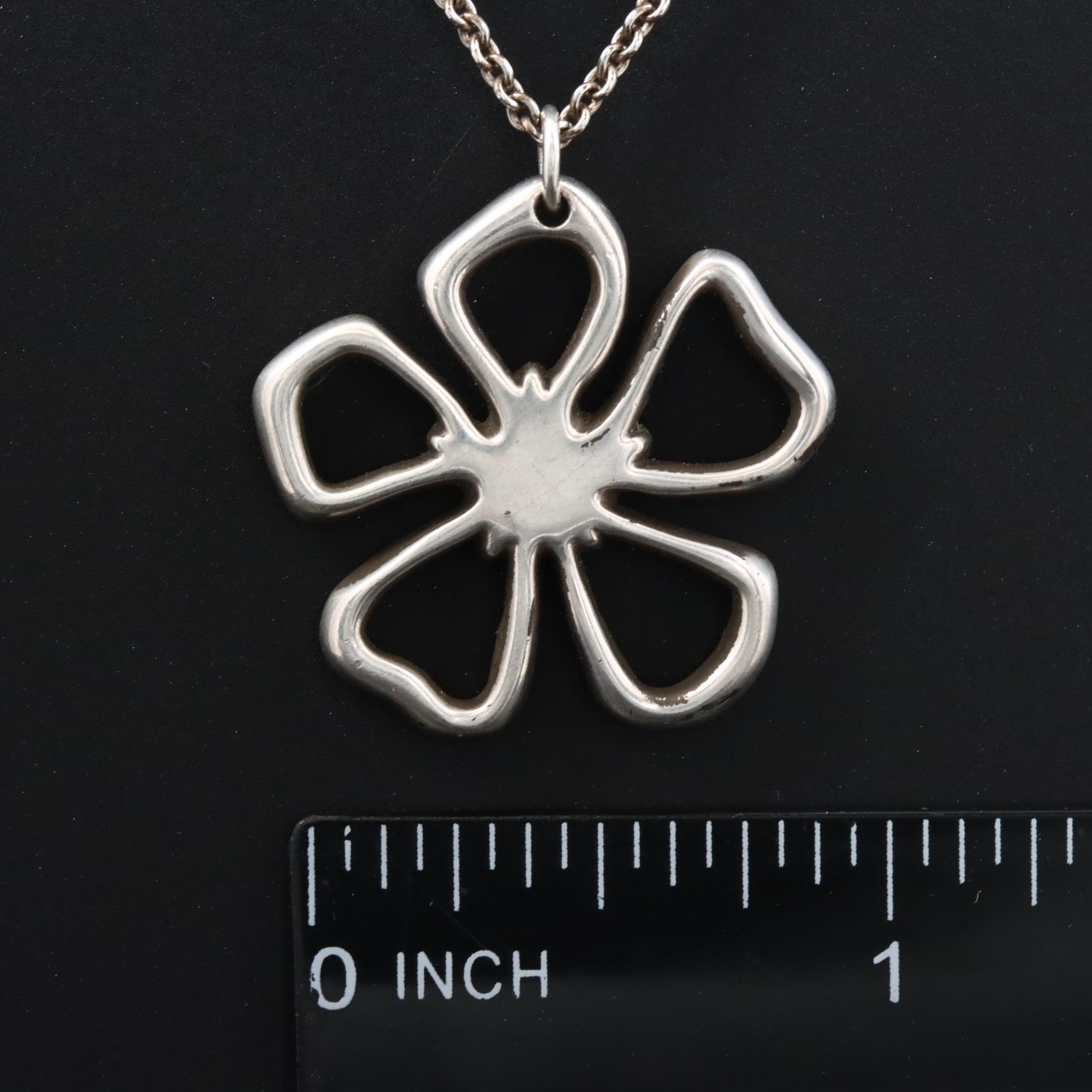 Elsa Peretti for Tiffany & Co. Sterling Flower Necklace