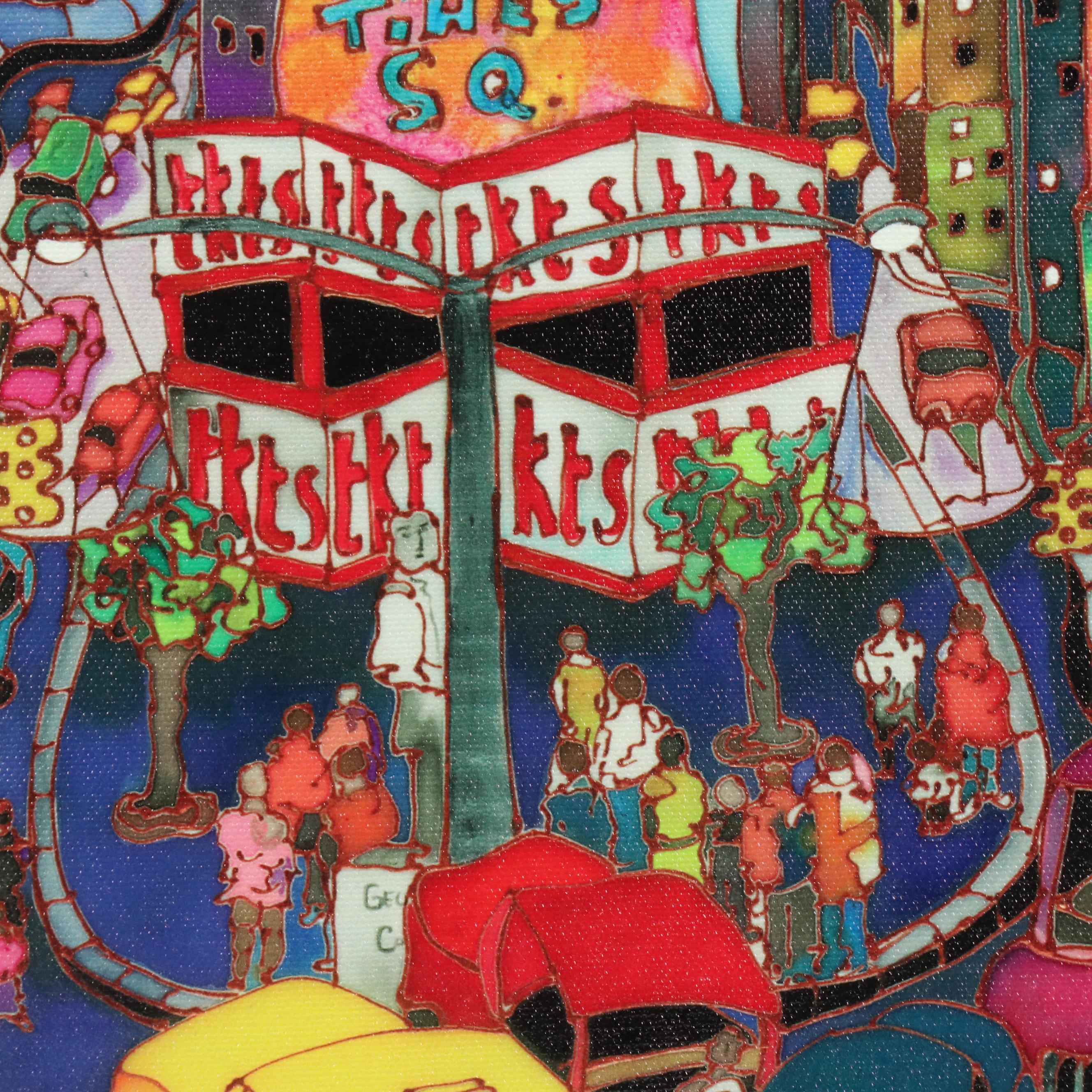 Linnea Pergola New York Giclée "A Horse in Times Square"