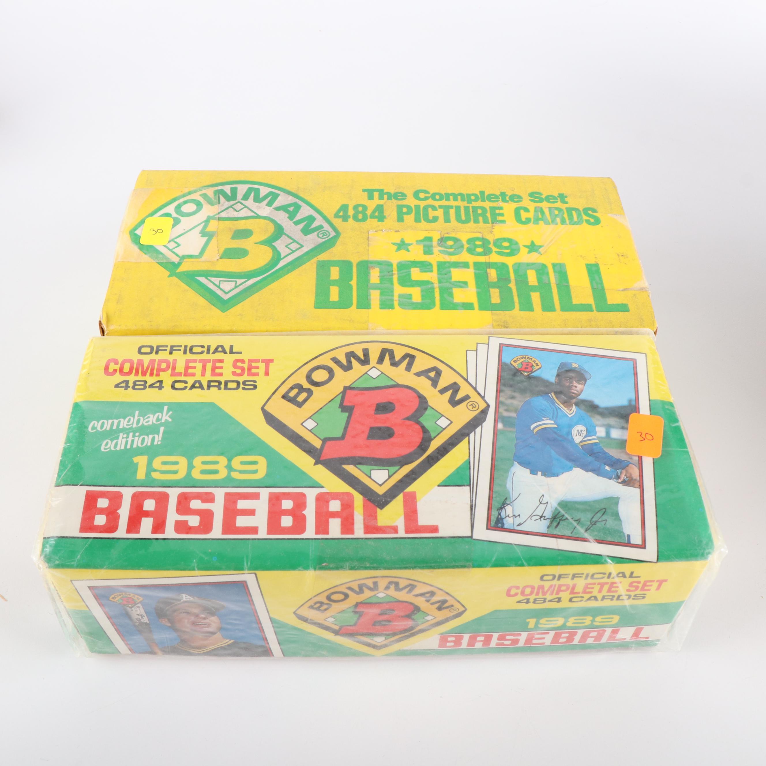 Eleven Year Sets of Mint Condition Baseball Cards, 1987 to 1991