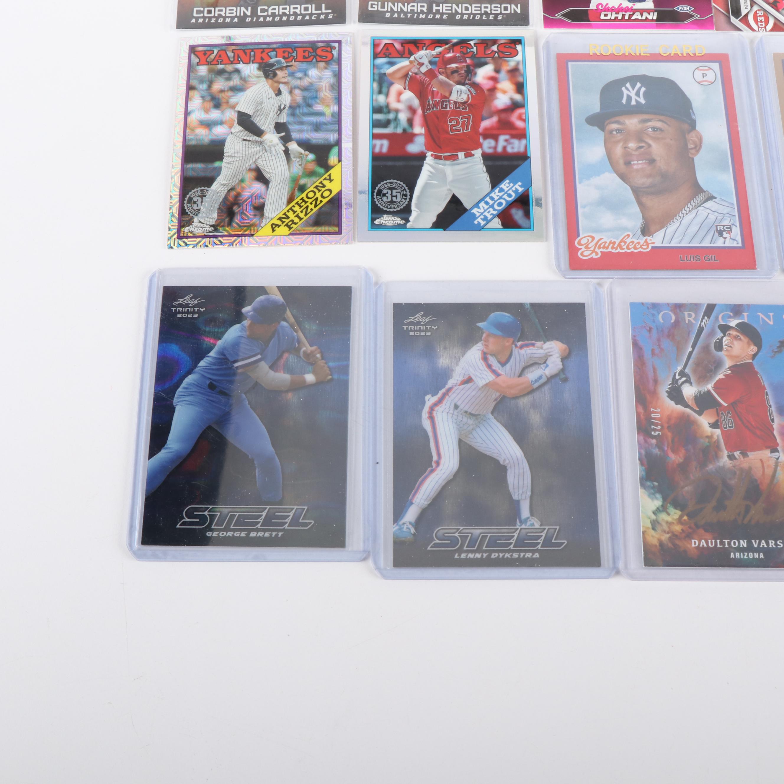 Stadium Club with Other Baseball Cards Featuring Elly De La Cruz Rookie and More