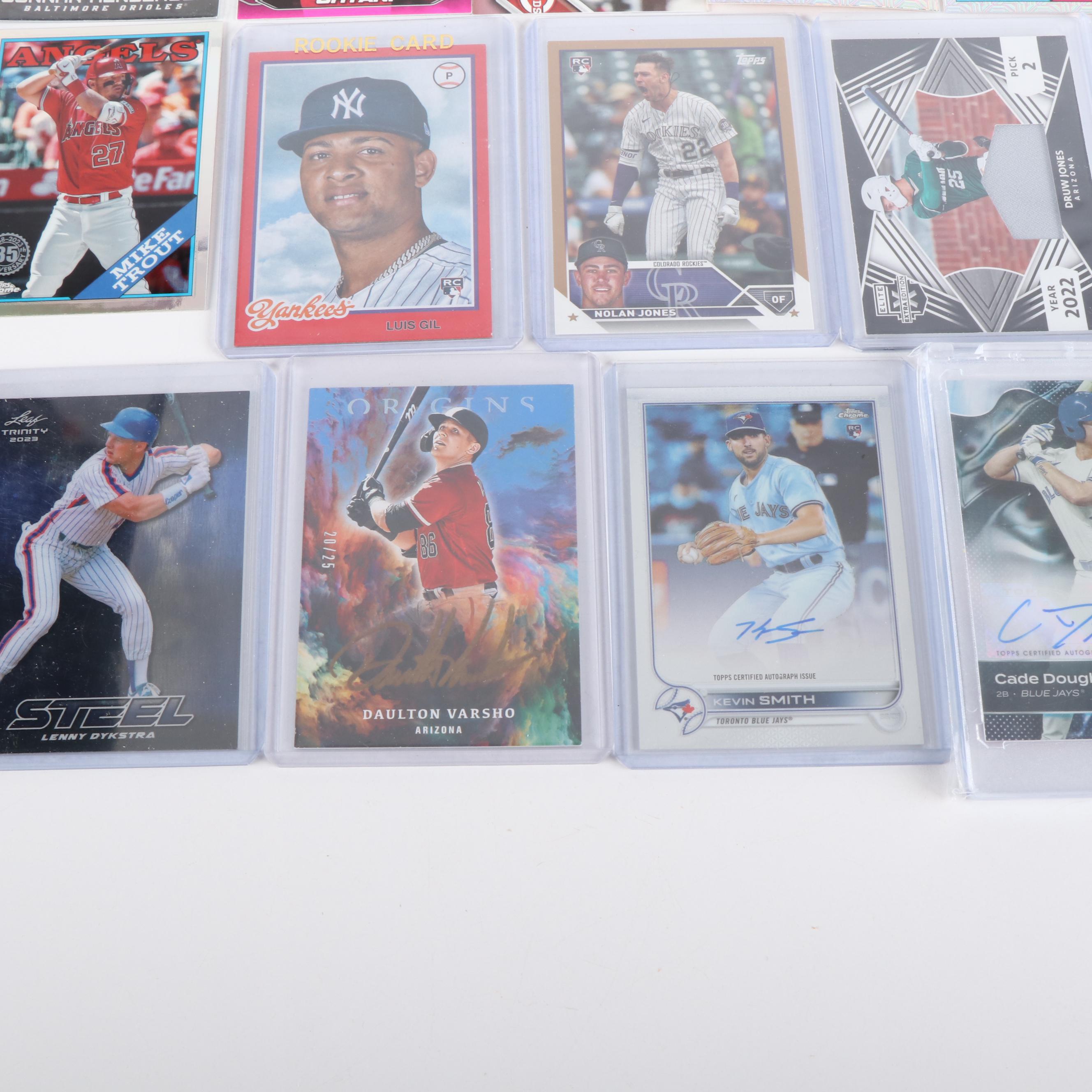 Stadium Club with Other Baseball Cards Featuring Elly De La Cruz Rookie and More