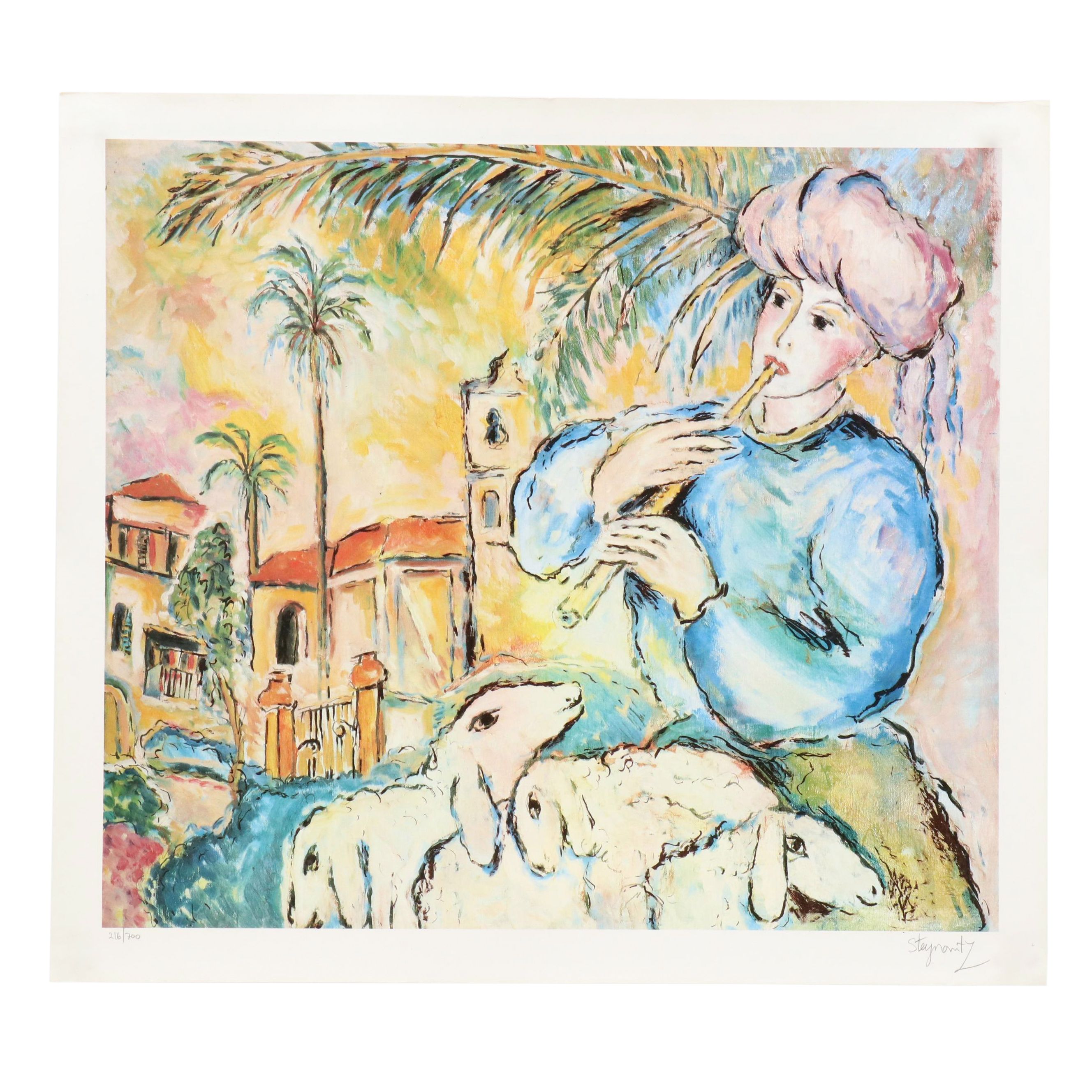 Zamy Steynovitz Offset Lithograph "Jaffa"
