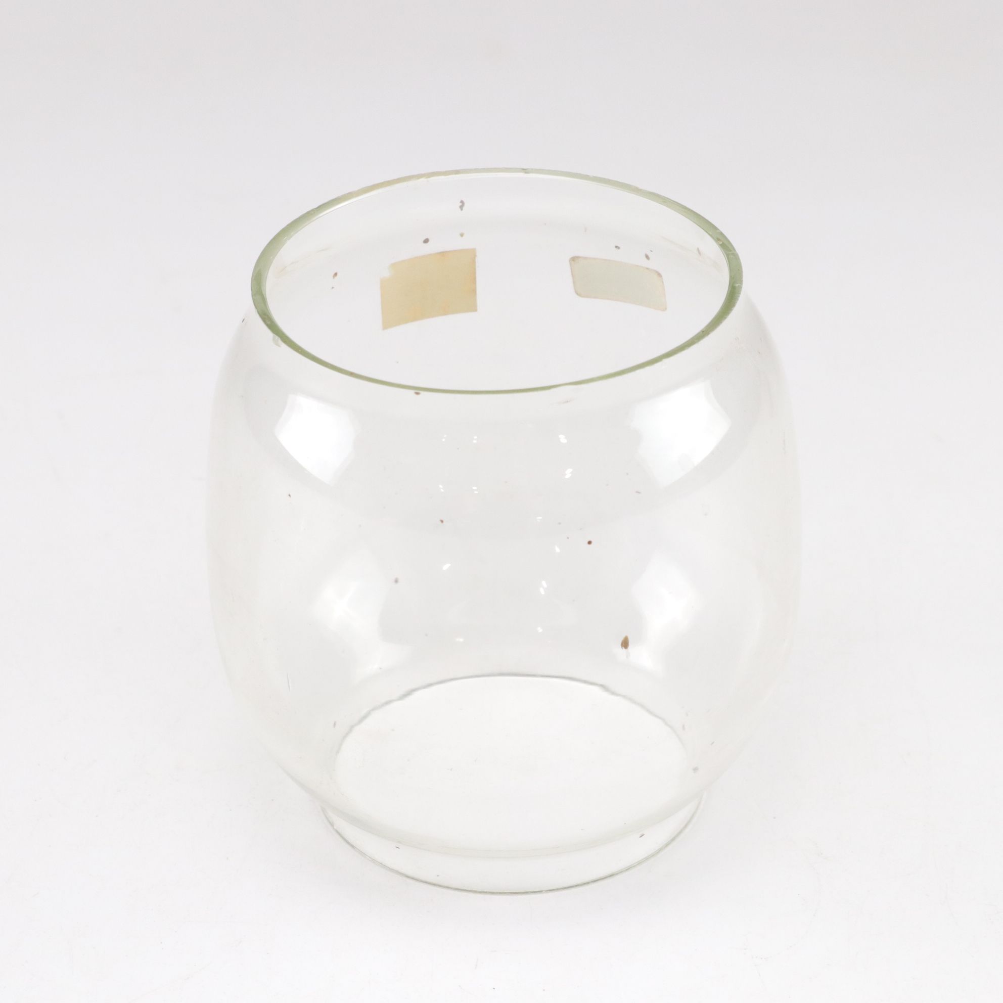 Polished Brass Candle Holders & Glass Shades