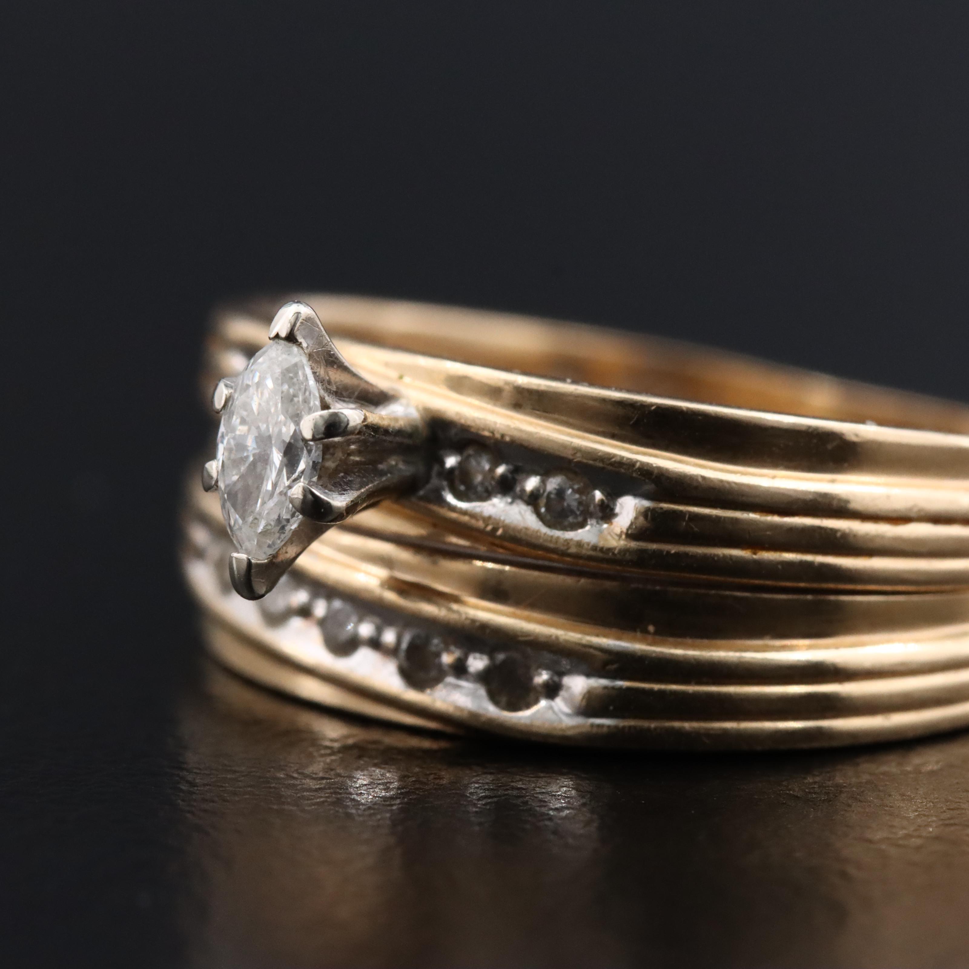 14K 0.25 CTW Diamond Ring