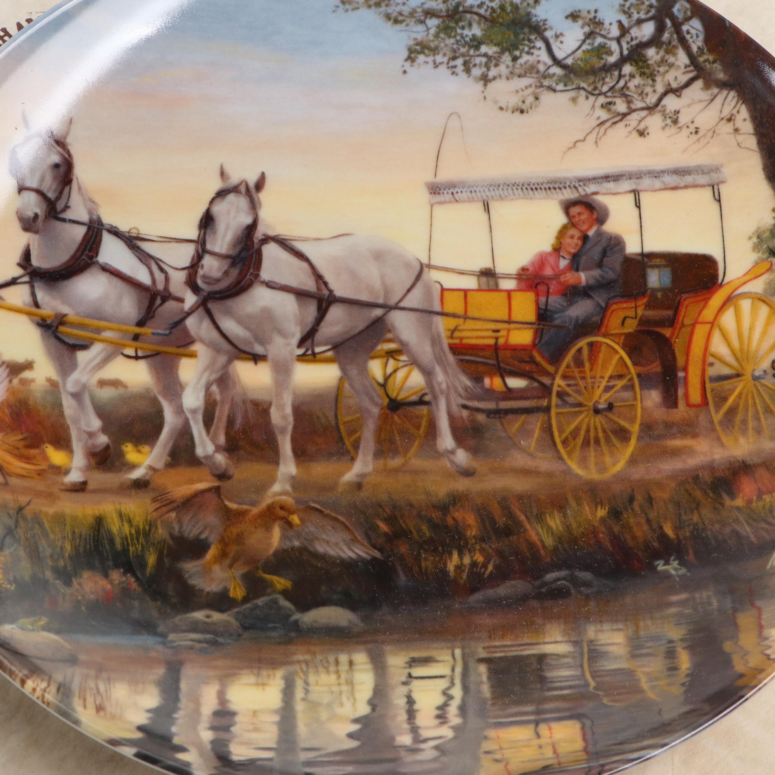 Mort Künstler "Oklahoma!" Ceramic Collector Plates