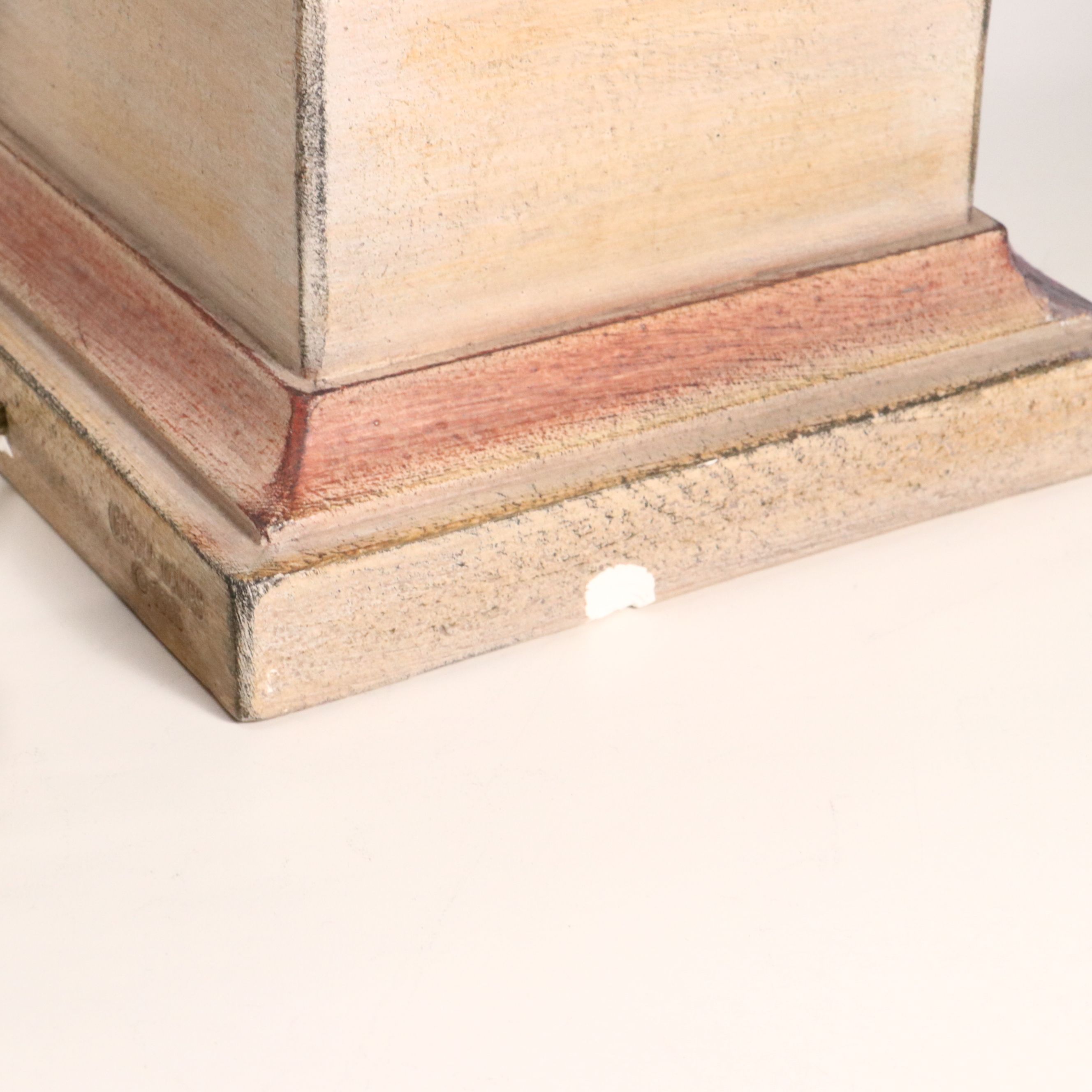 Neoclassical Acorn Finial Table Lamps with Cotton Coolie Shades