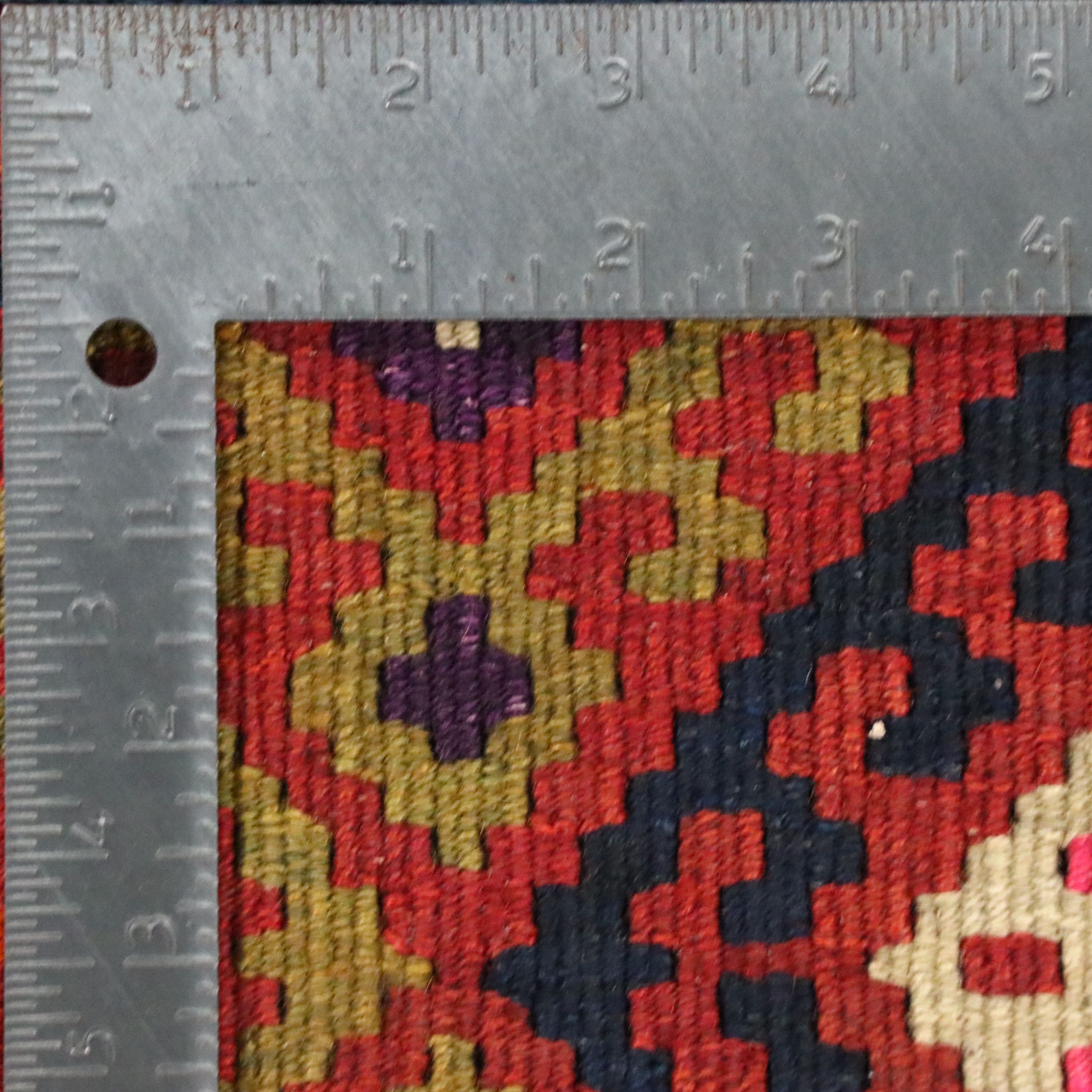 3'2 x 8'1 Handwoven Turkish Fethiye Soumak Long Rug