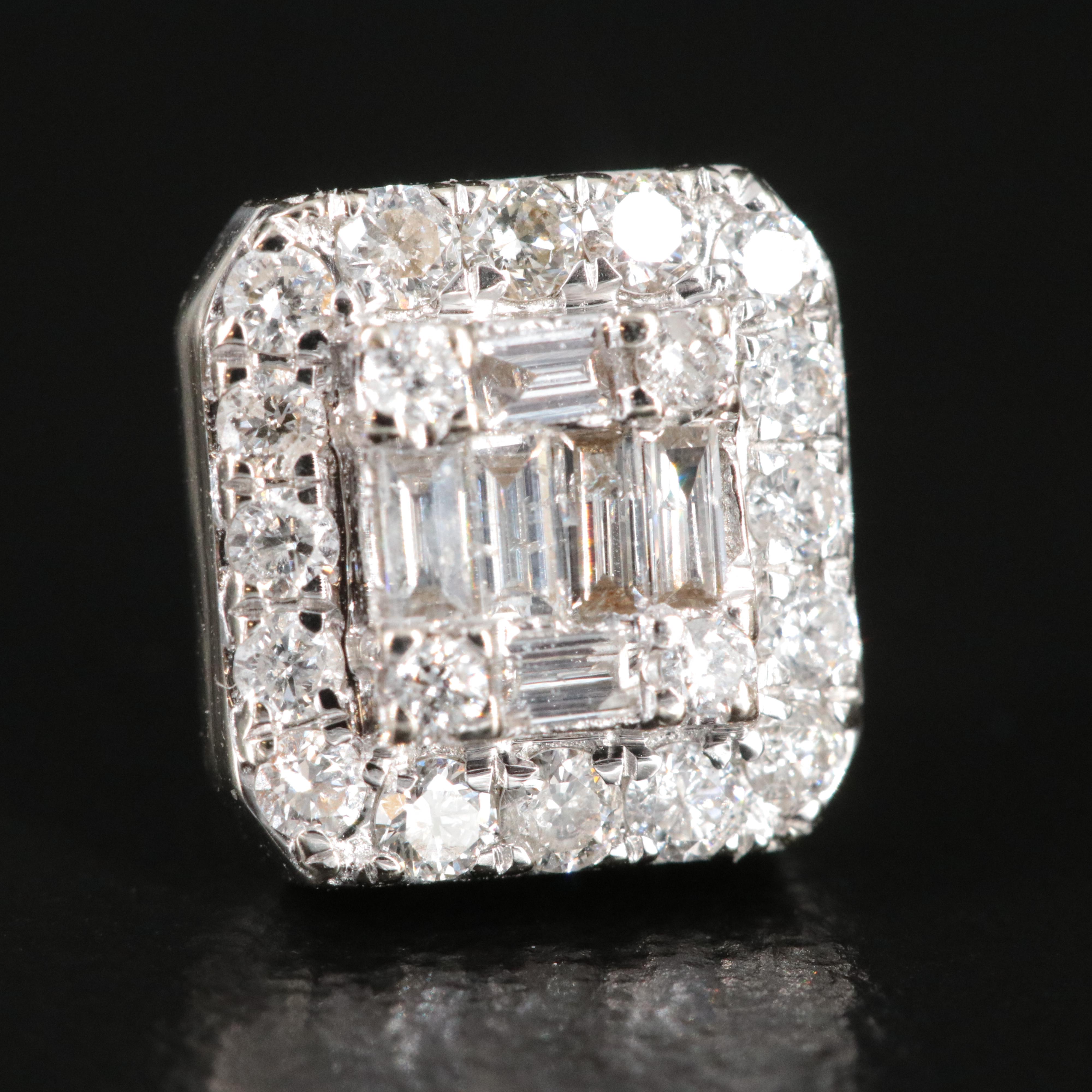 14K 1.24 CTW Diamond Stud Earrings