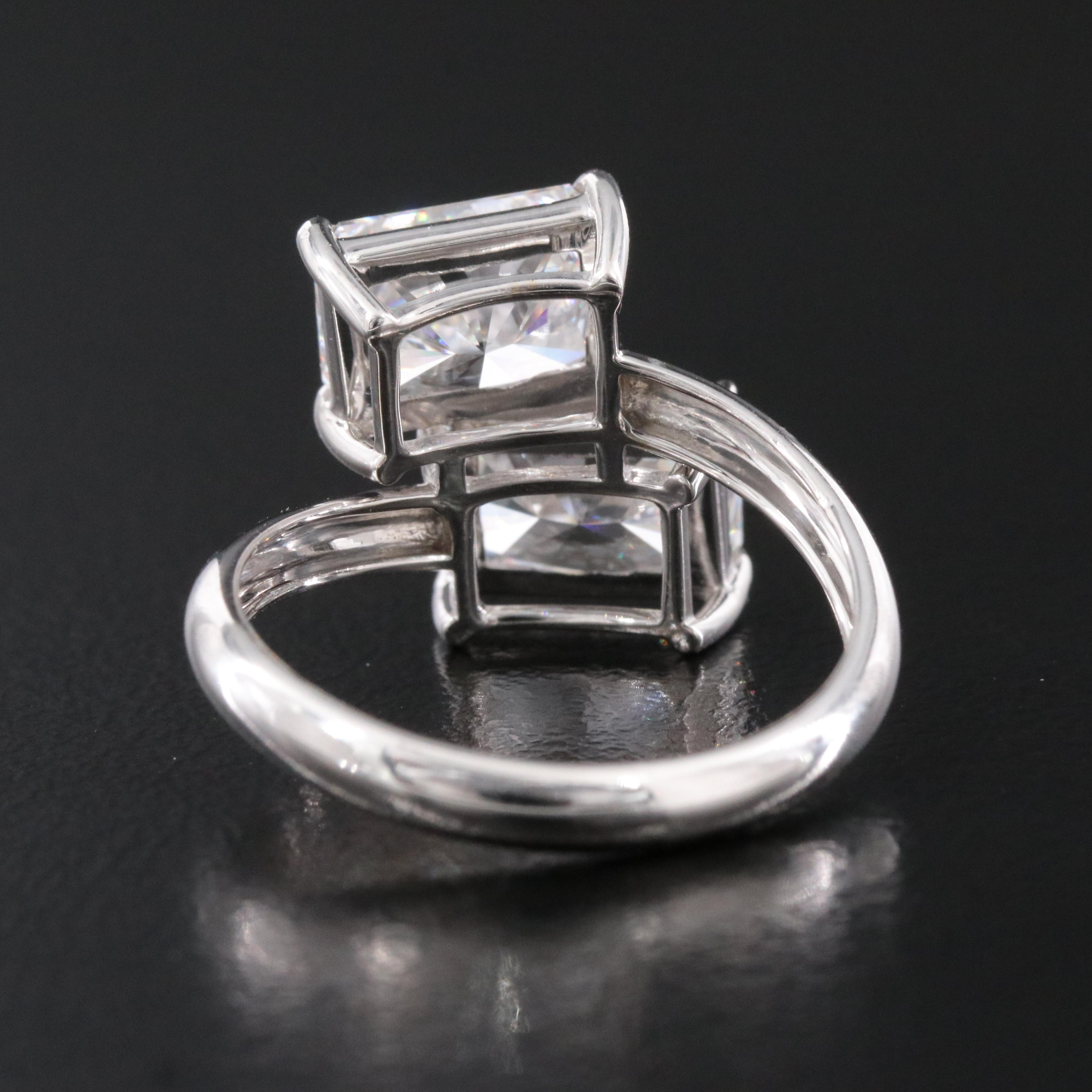 14K 3.91 CTW Lab Grown Diamond Ring with IGI Reports