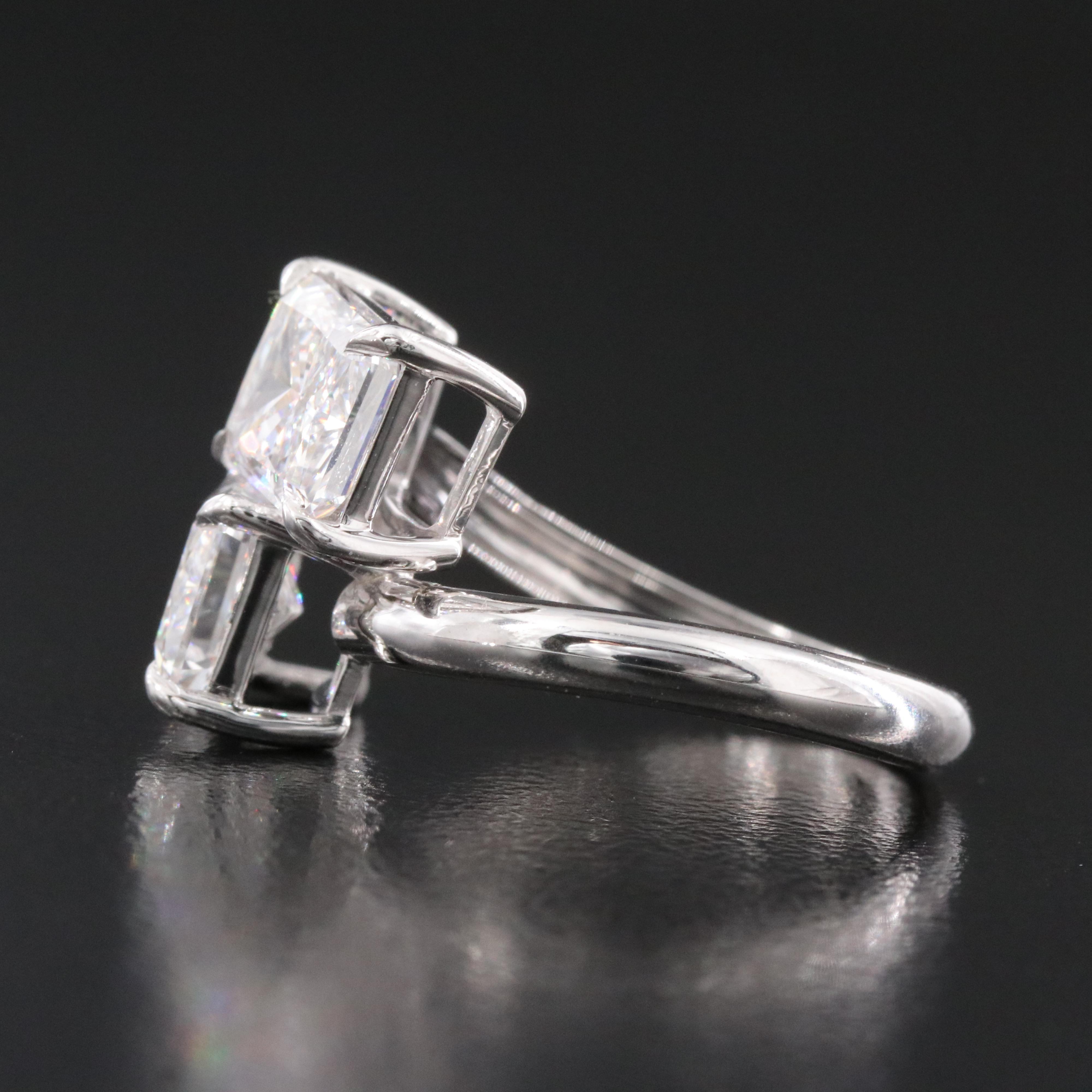 14K 3.91 CTW Lab Grown Diamond Ring with IGI Reports