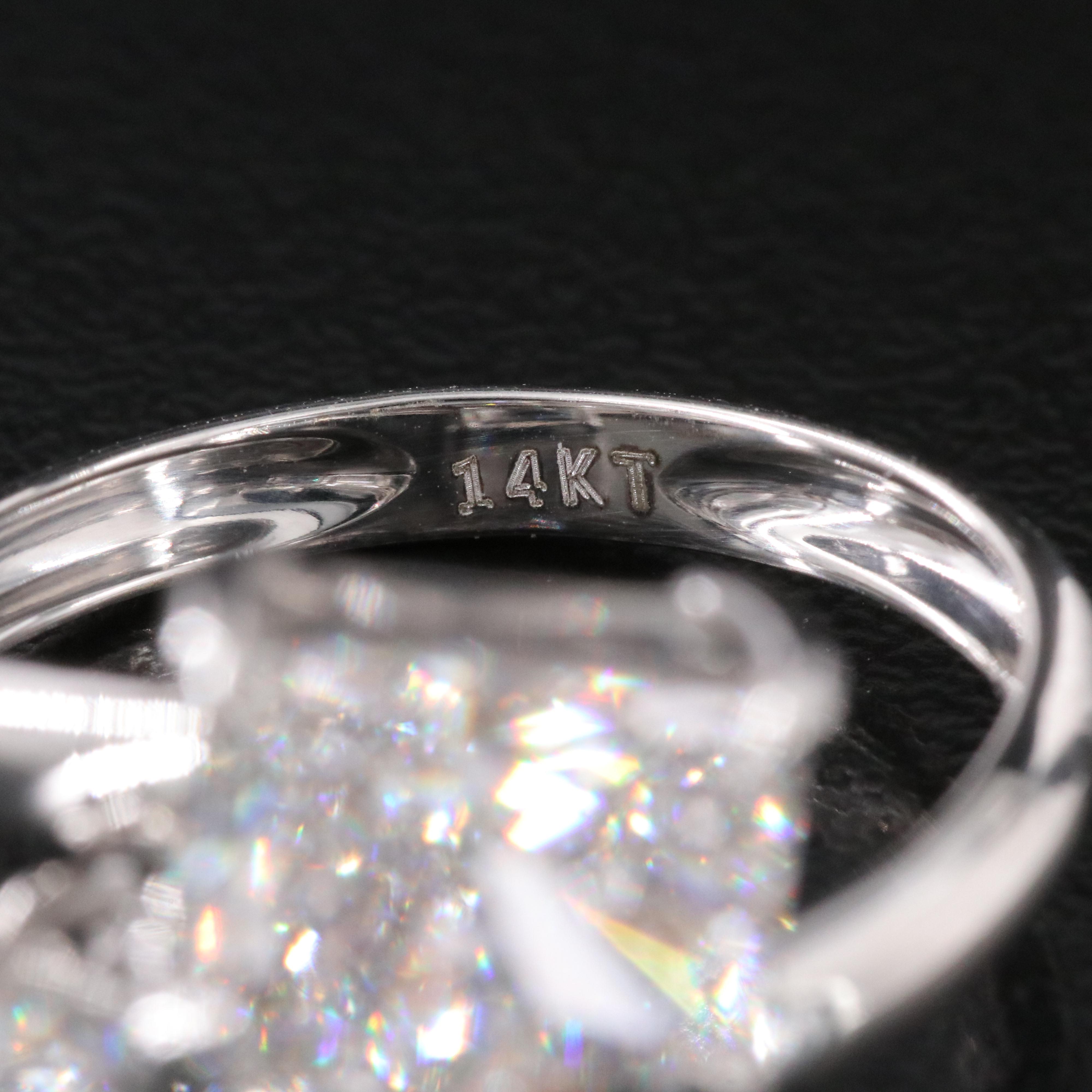 14K 3.91 CTW Lab Grown Diamond Ring with IGI Reports