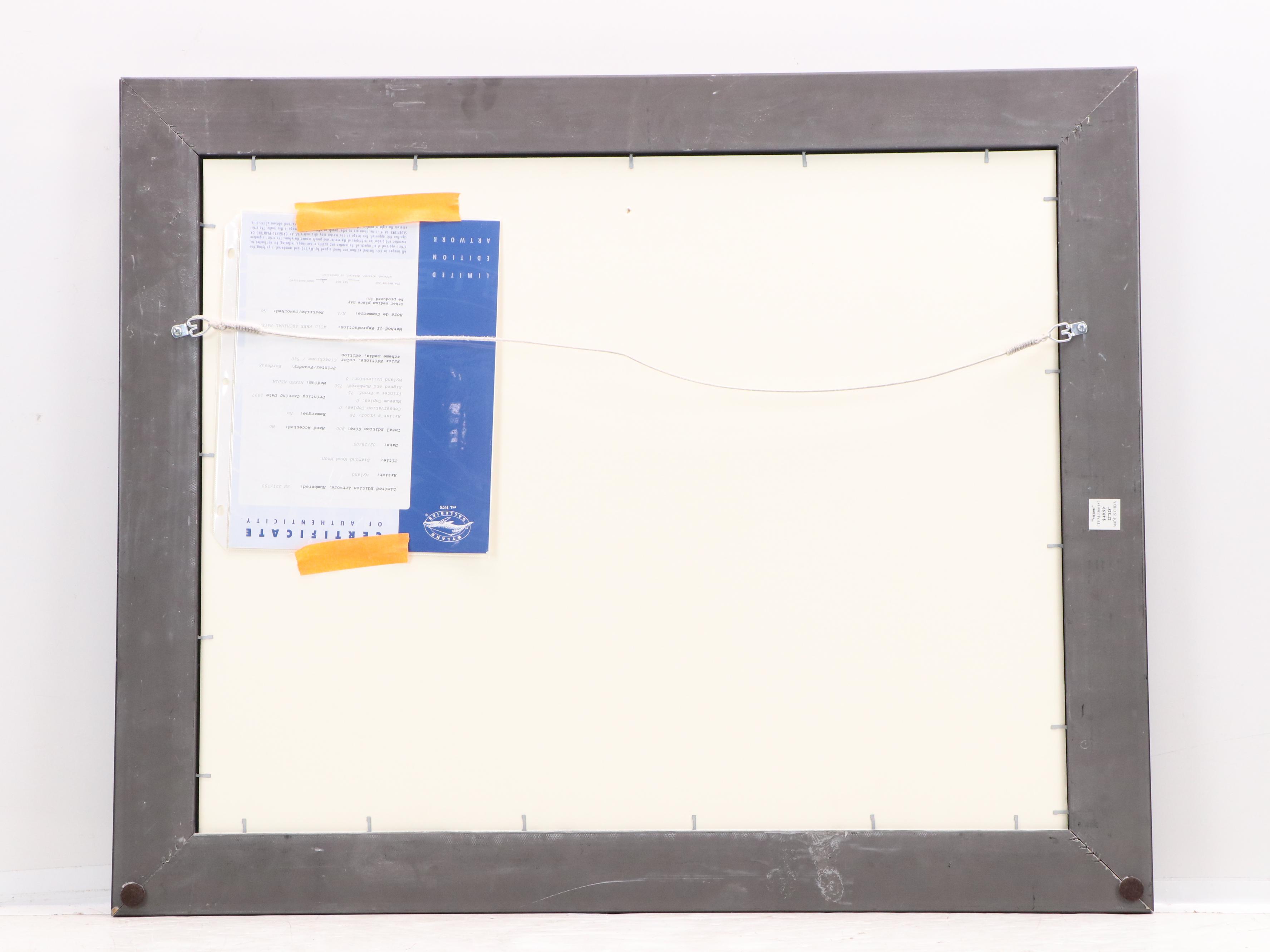 Robert Wyland Embossed Giclée "Diamond Head Moon," 1998