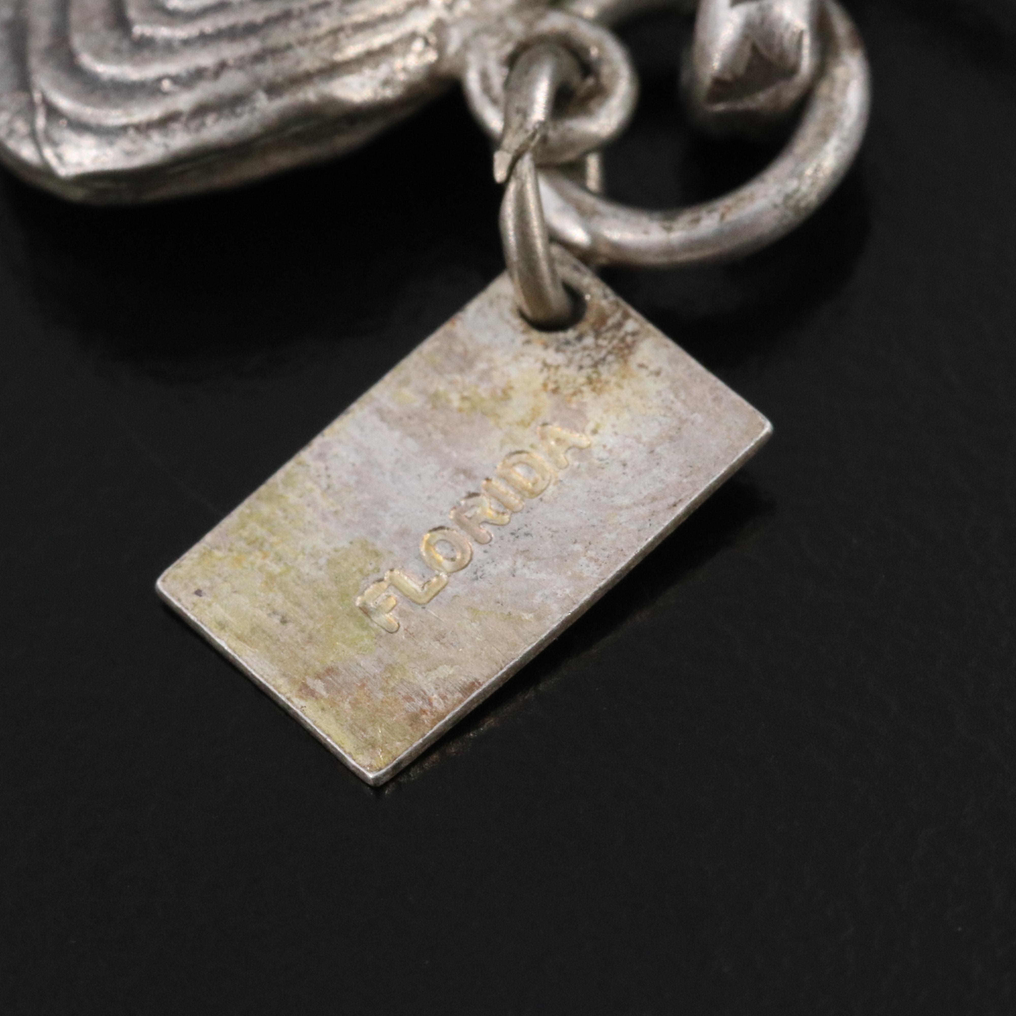 Sterling Shell Themed Charm Necklace