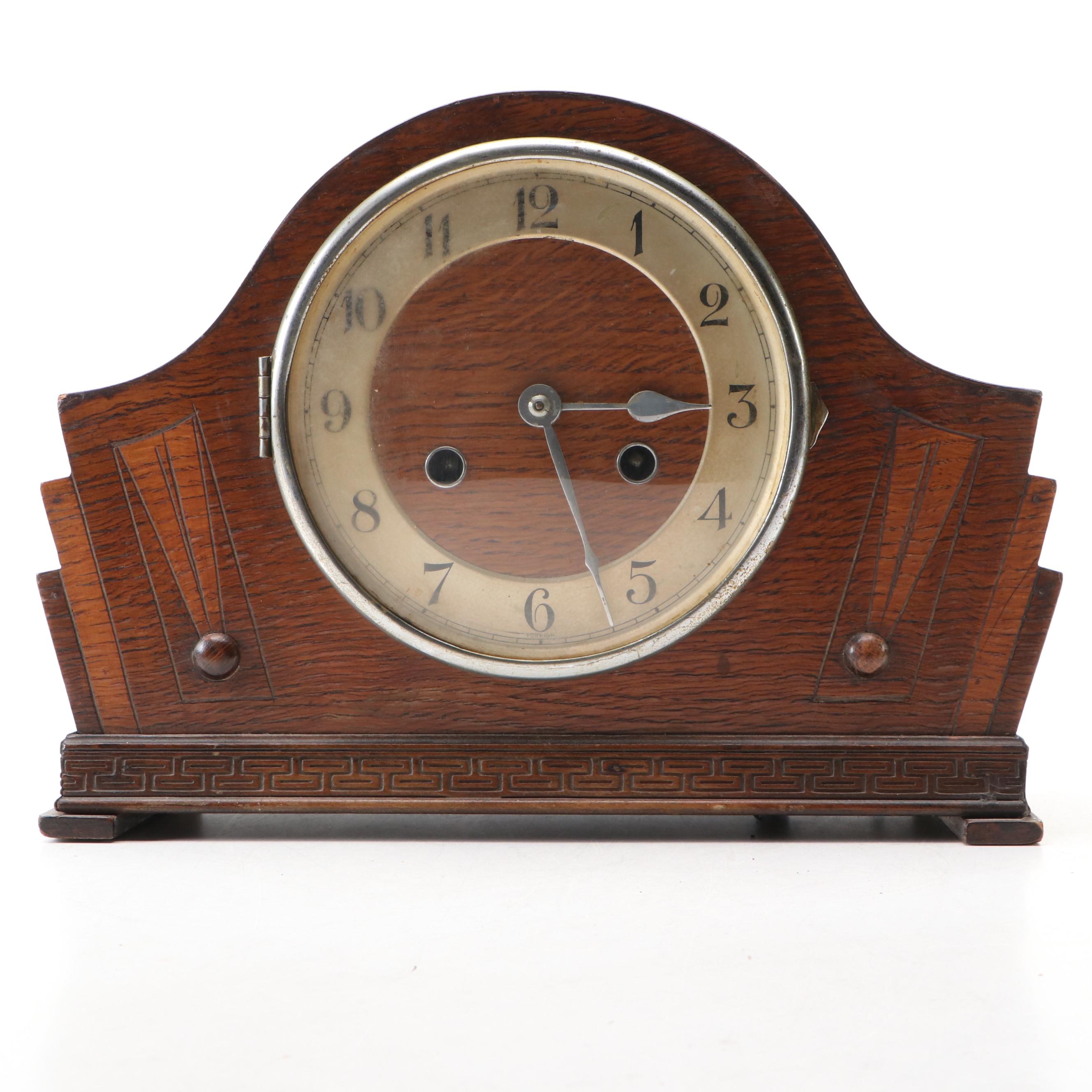 Mid Century Modern Mantel Clock