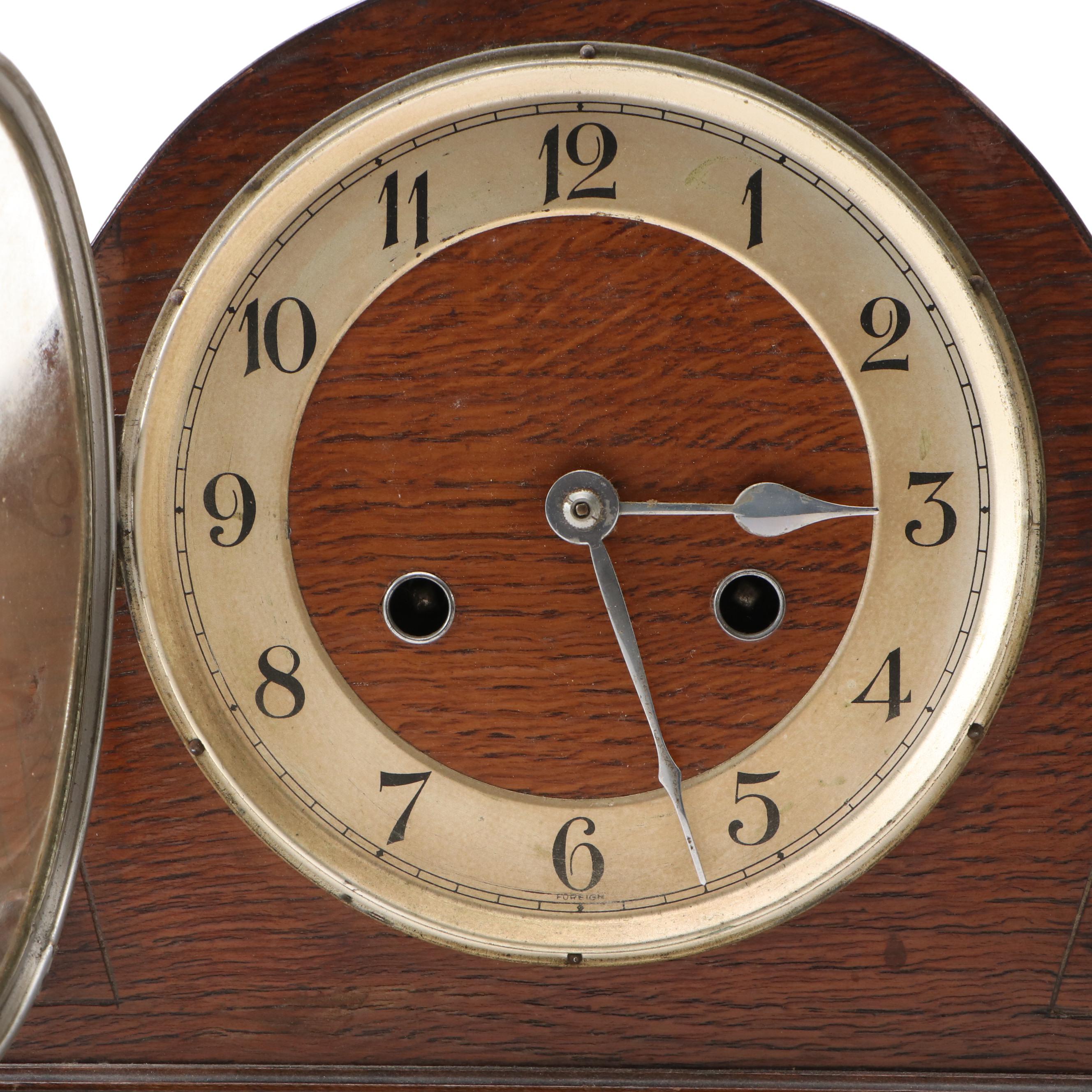 Mid Century Modern Mantel Clock