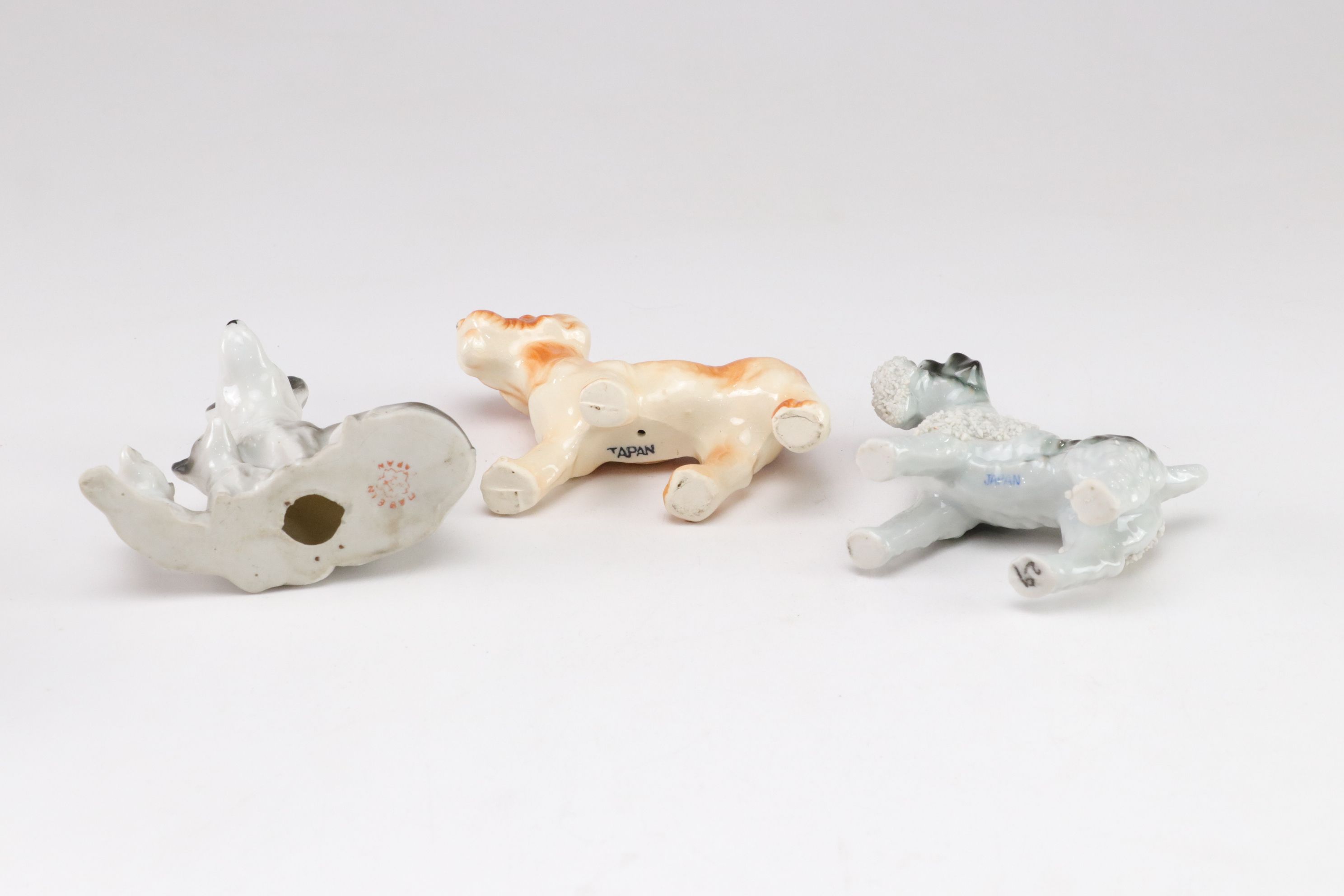 Wales Spaghetti Poodles with Orion Dachsund and More Mid-Century Dog Figurines