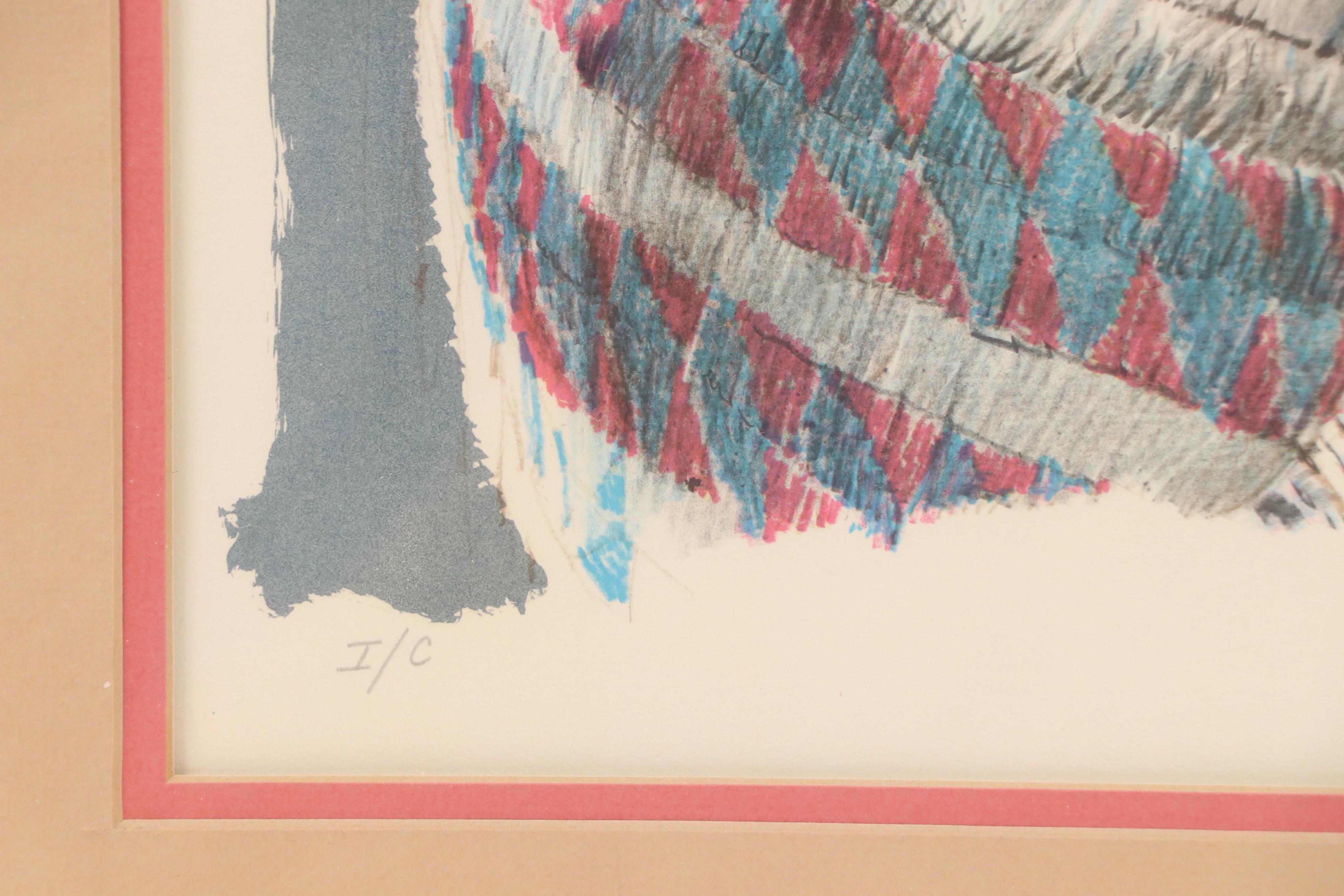 John A. Bruce Color Lithograph "Earth Mother II," 1998