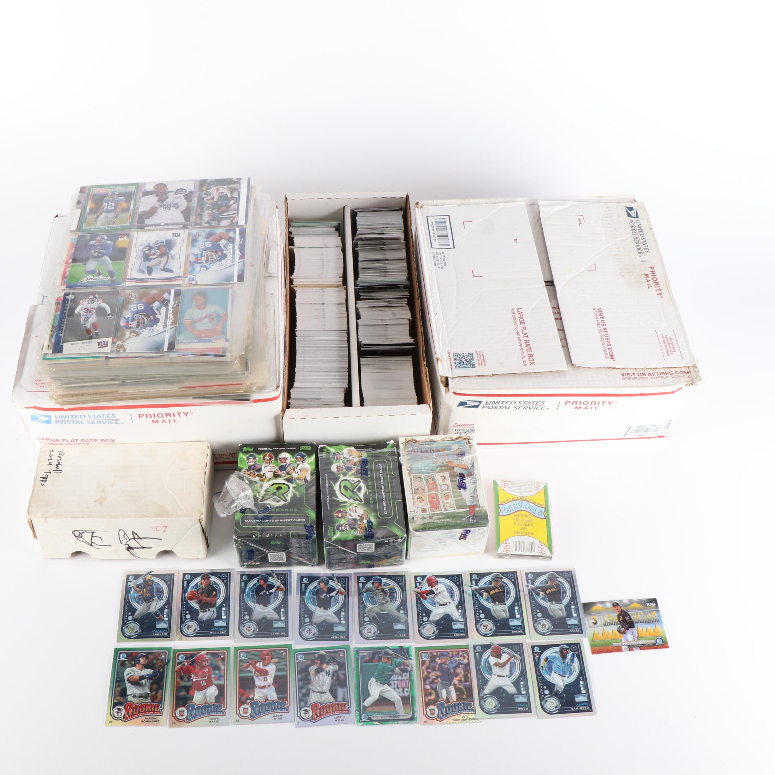 Large Group of Modern and Vintage Baseball Cards and More