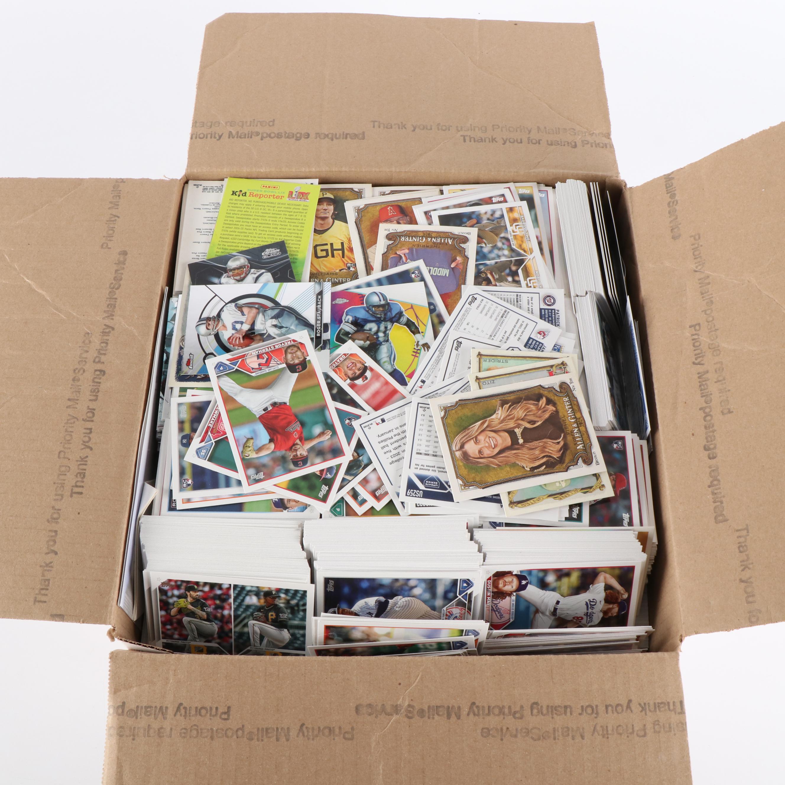 Large Group of Modern and Vintage Baseball Cards and More