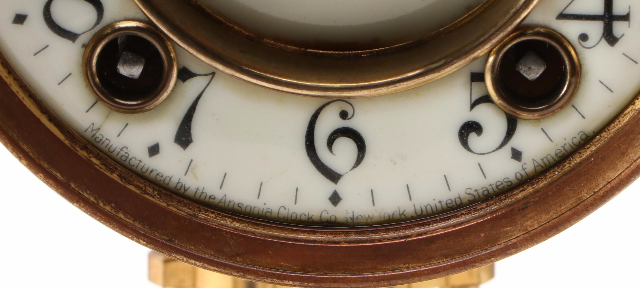 Ansonia Crystal Regulator Clock, 1920