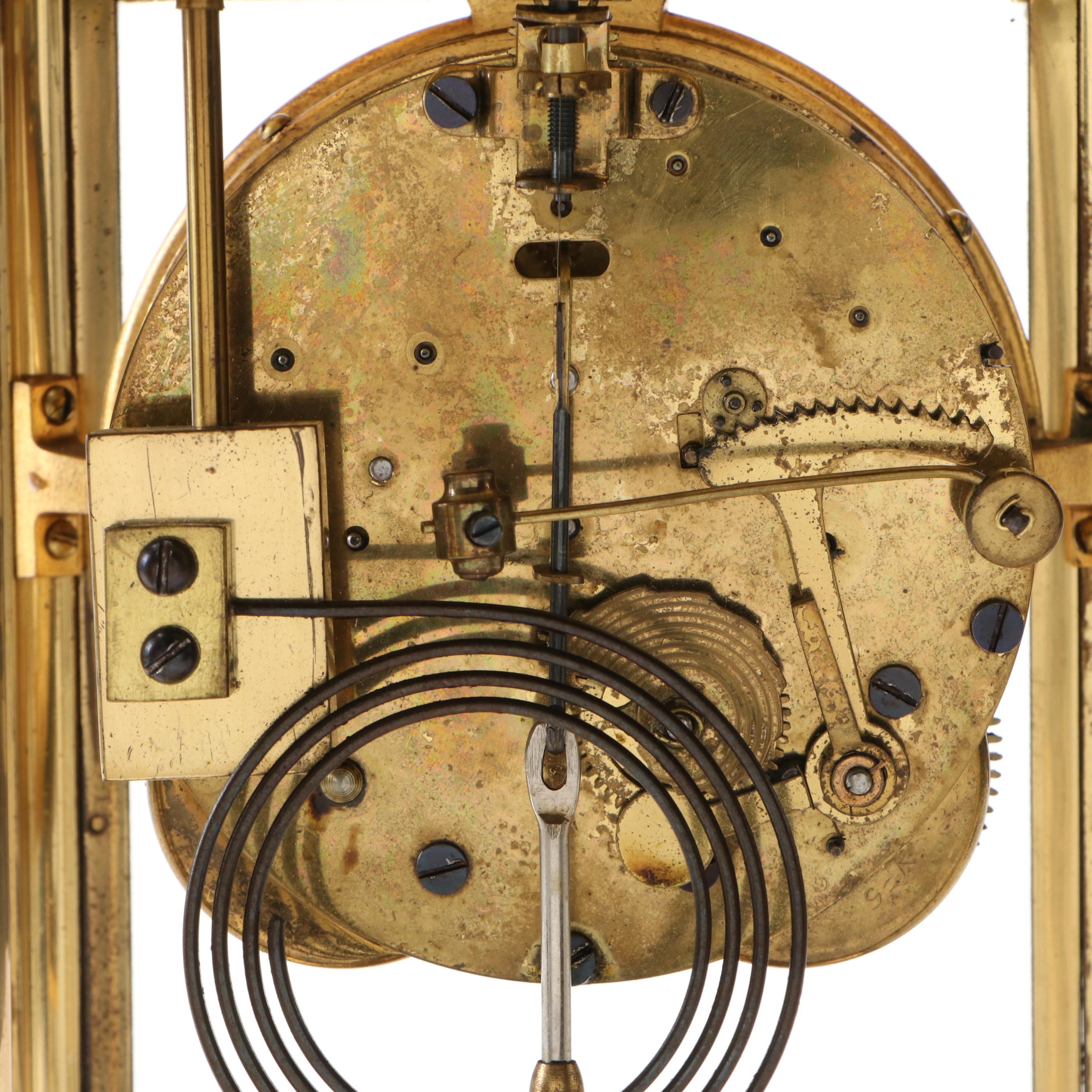 Ansonia Crystal Regulator Clock, 1920