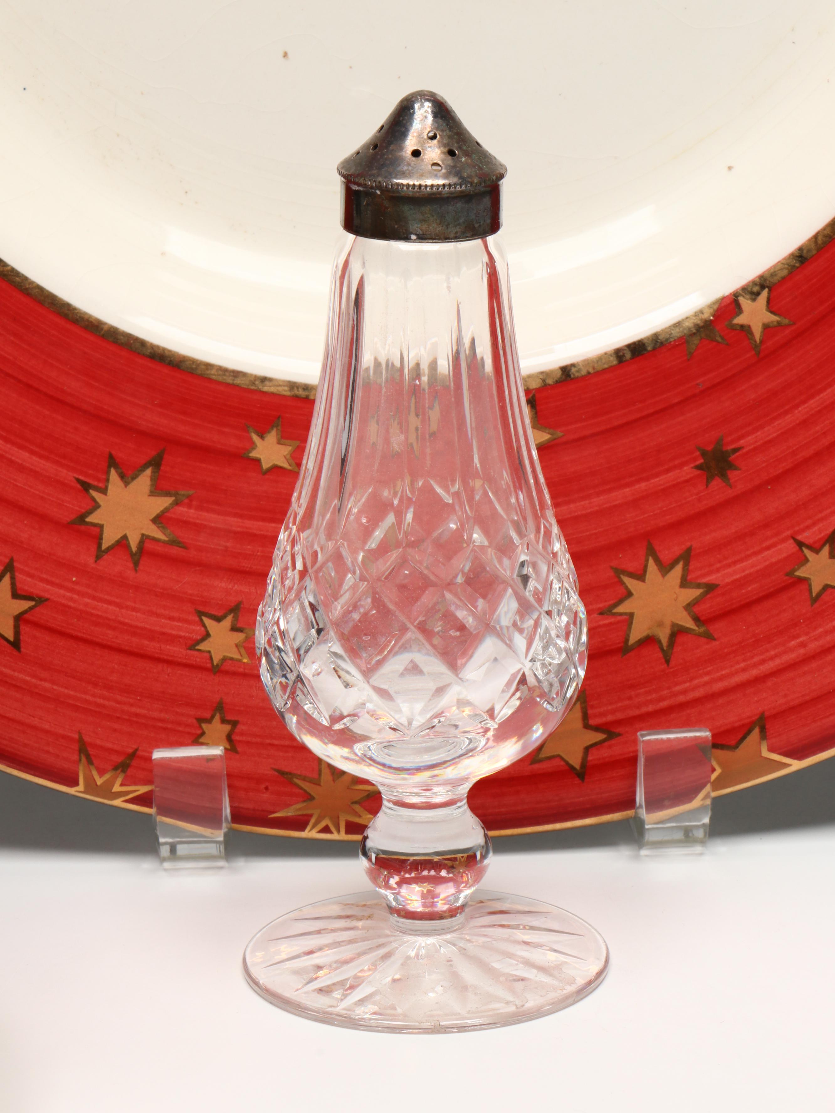 Sakura "Galaxy" Dinnerware and Cups with Salt Shaker and Varm Ceramica Platter