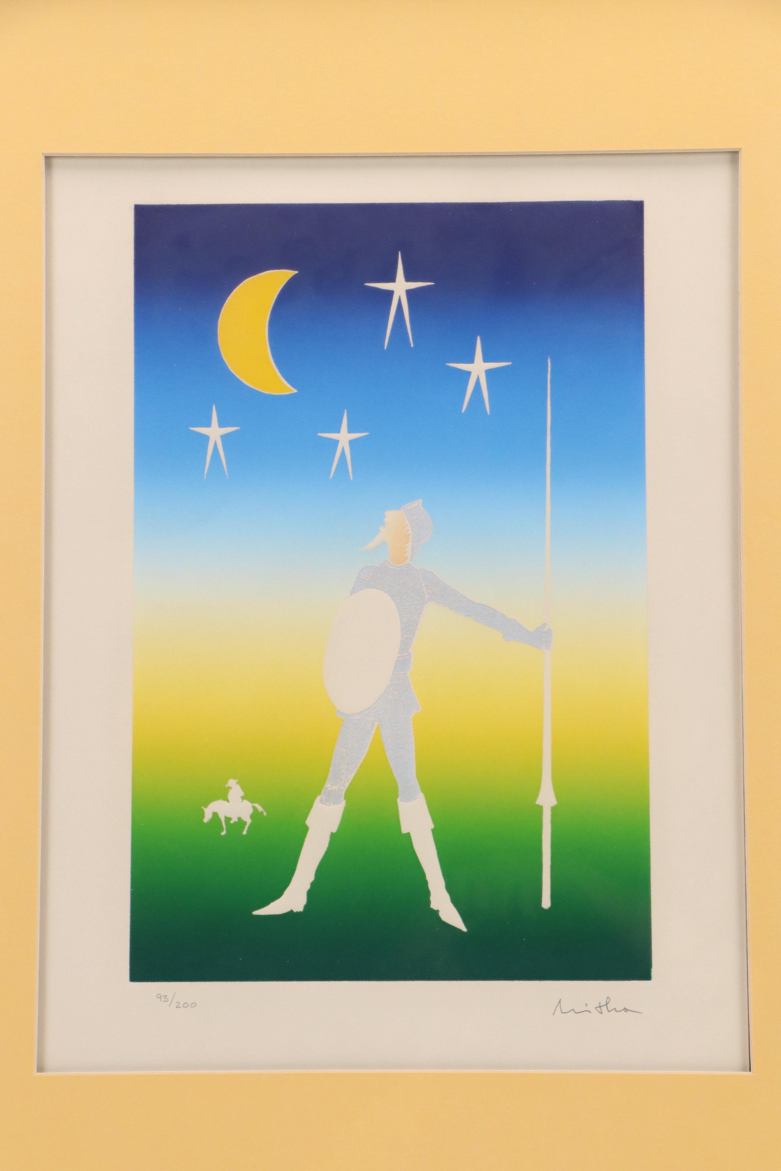 Misha Moracha Intaglio Print "Impossible Dream"