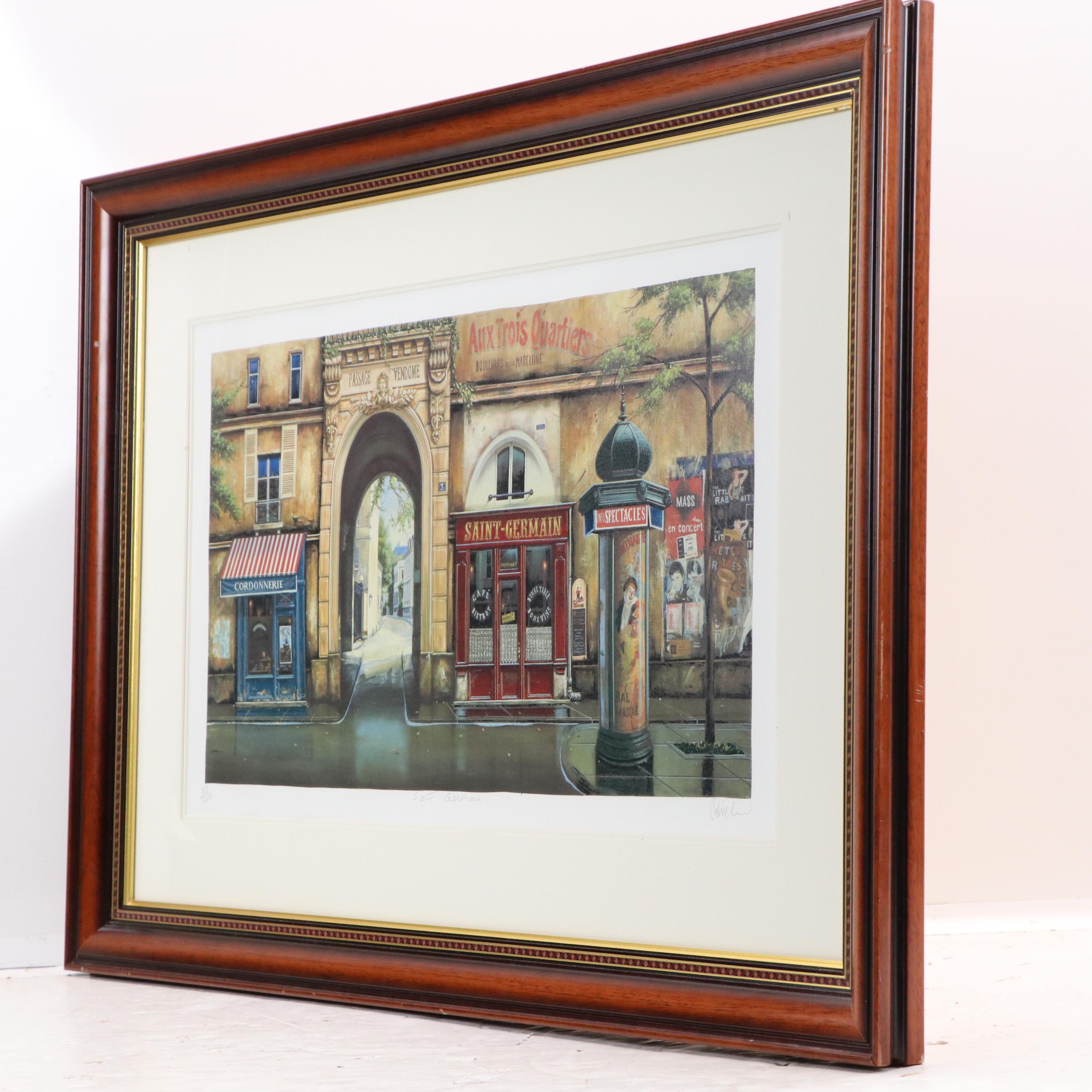 Robichaud Giclée on Wove Paper "Saint Germaine," 1998