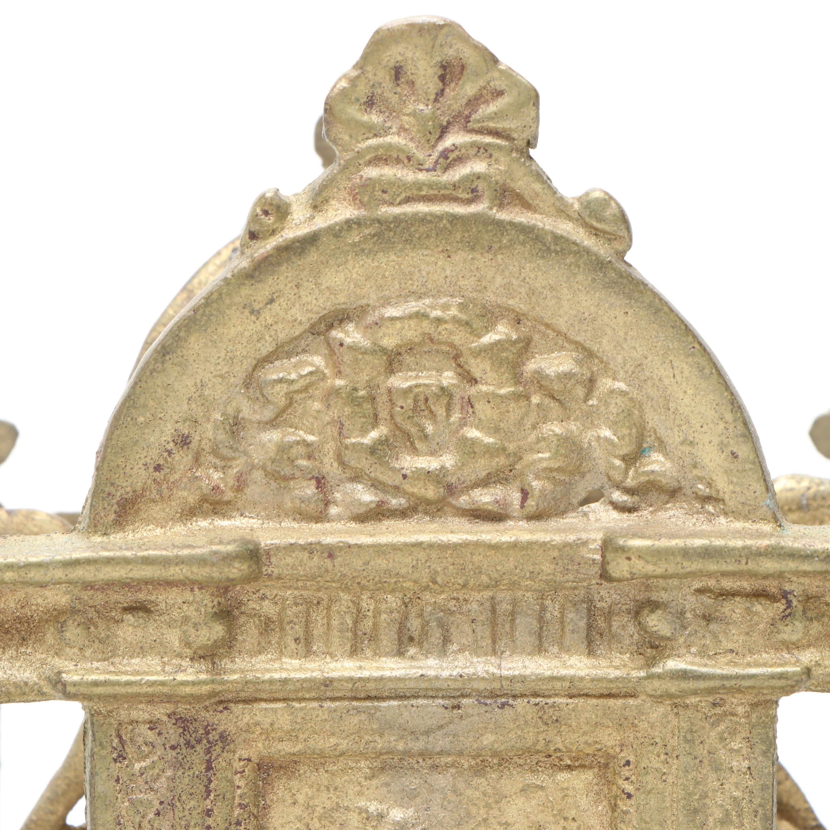 Andrea by Sadek Architectural Brass Letter Holder, 20th Century