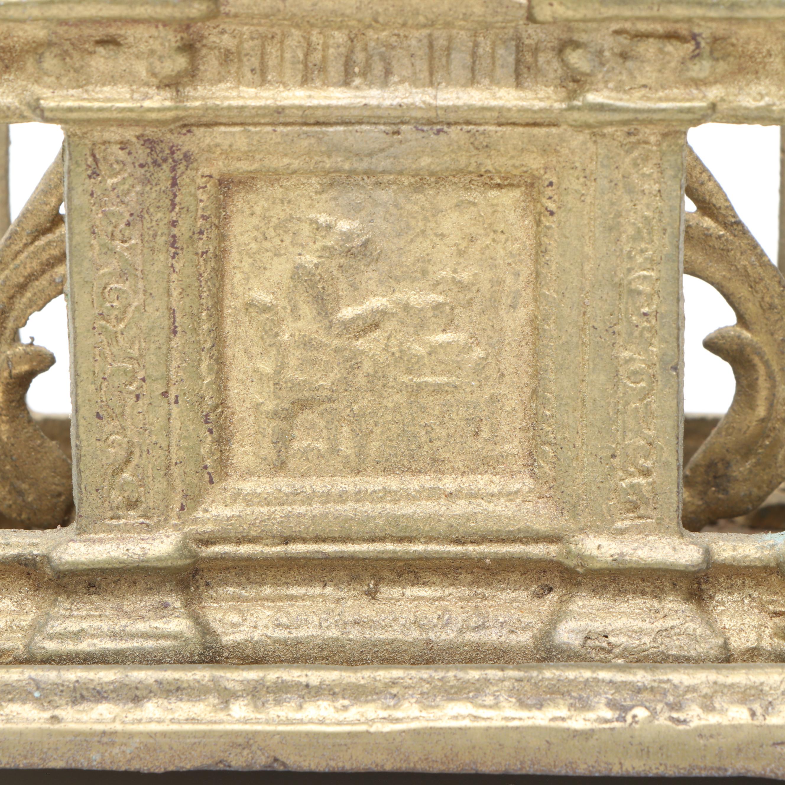 Andrea by Sadek Architectural Brass Letter Holder, 20th Century