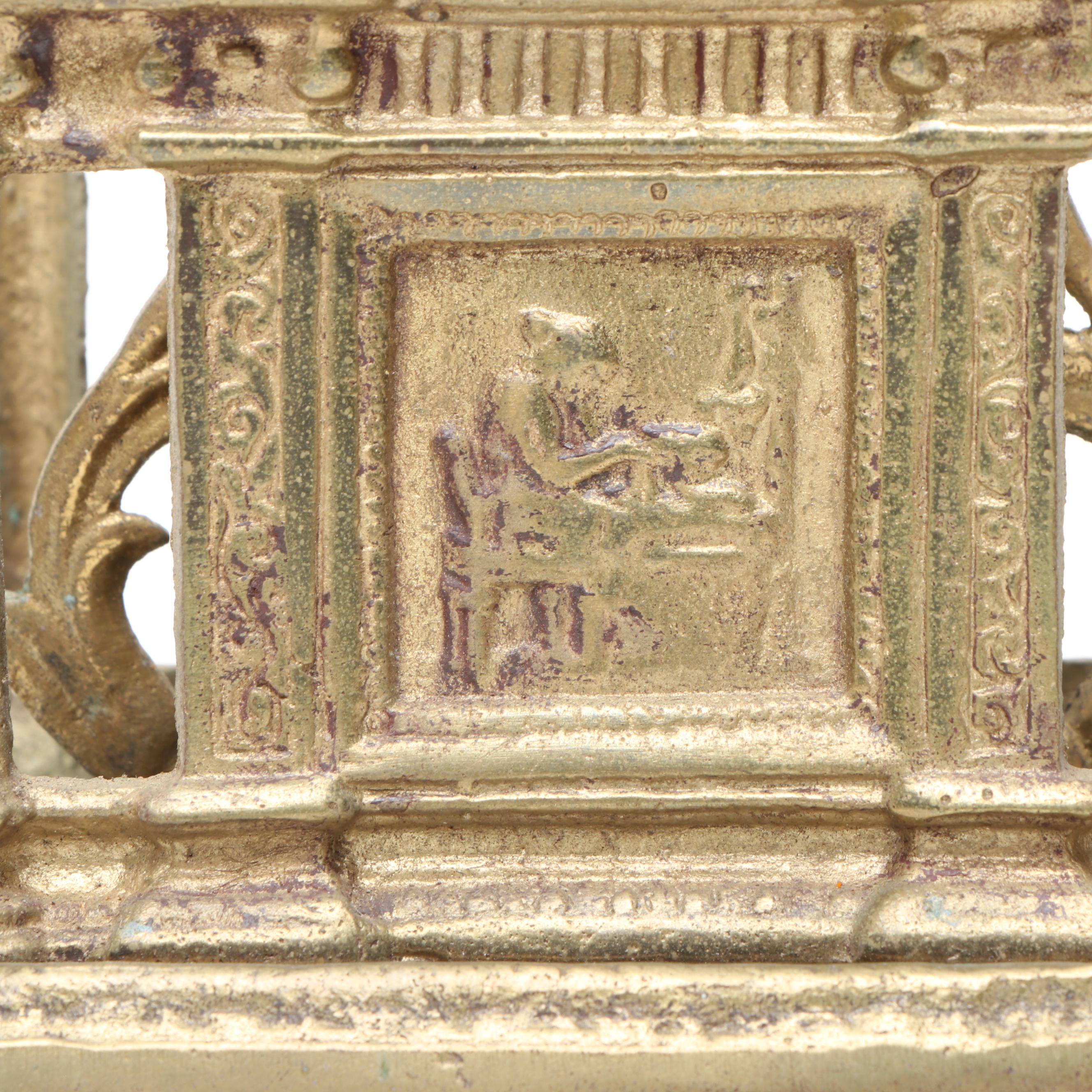 Andrea by Sadek Architectural Brass Letter Holder, 20th Century