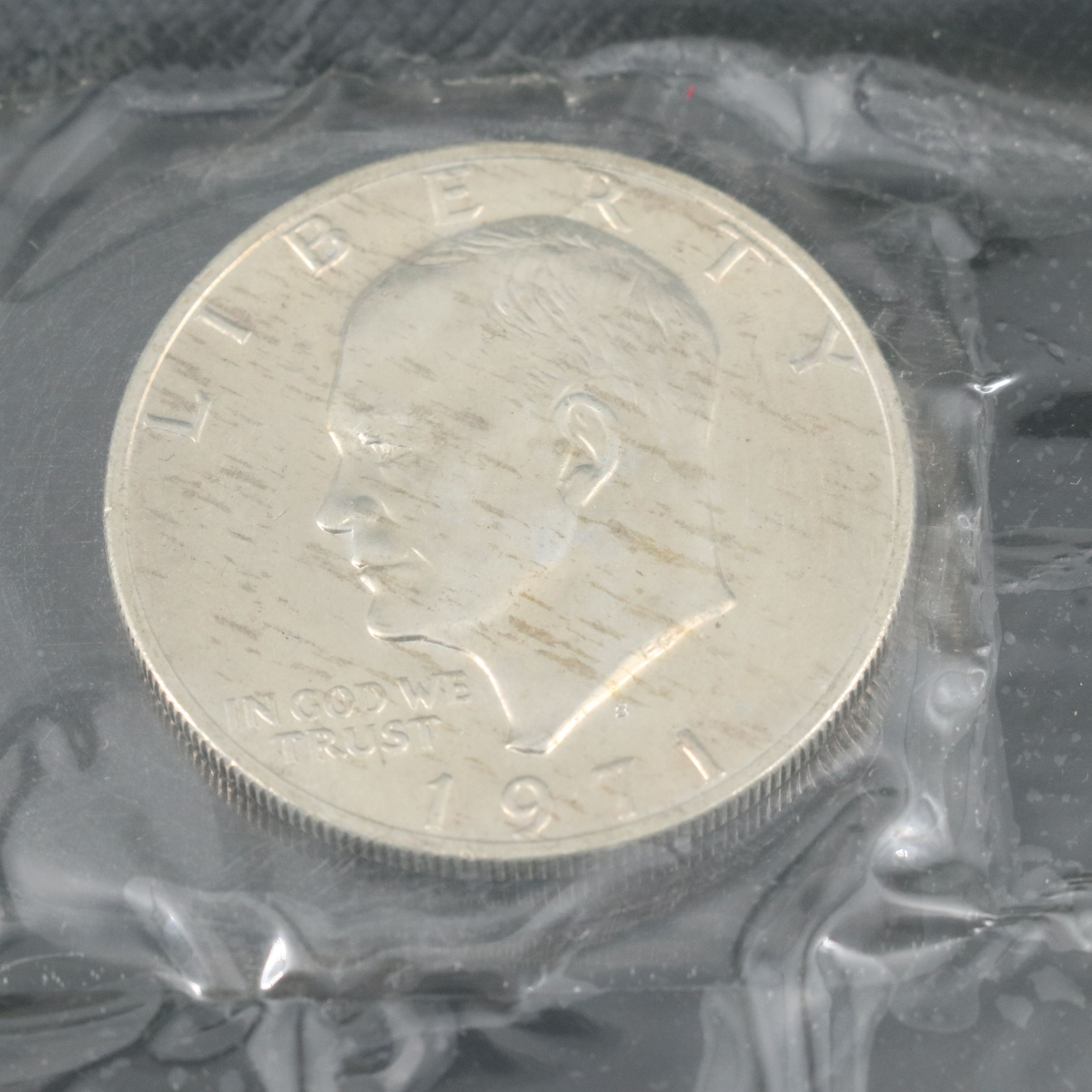 Eleven 1971-S Uncirculated Eisenhower Silver Dollars