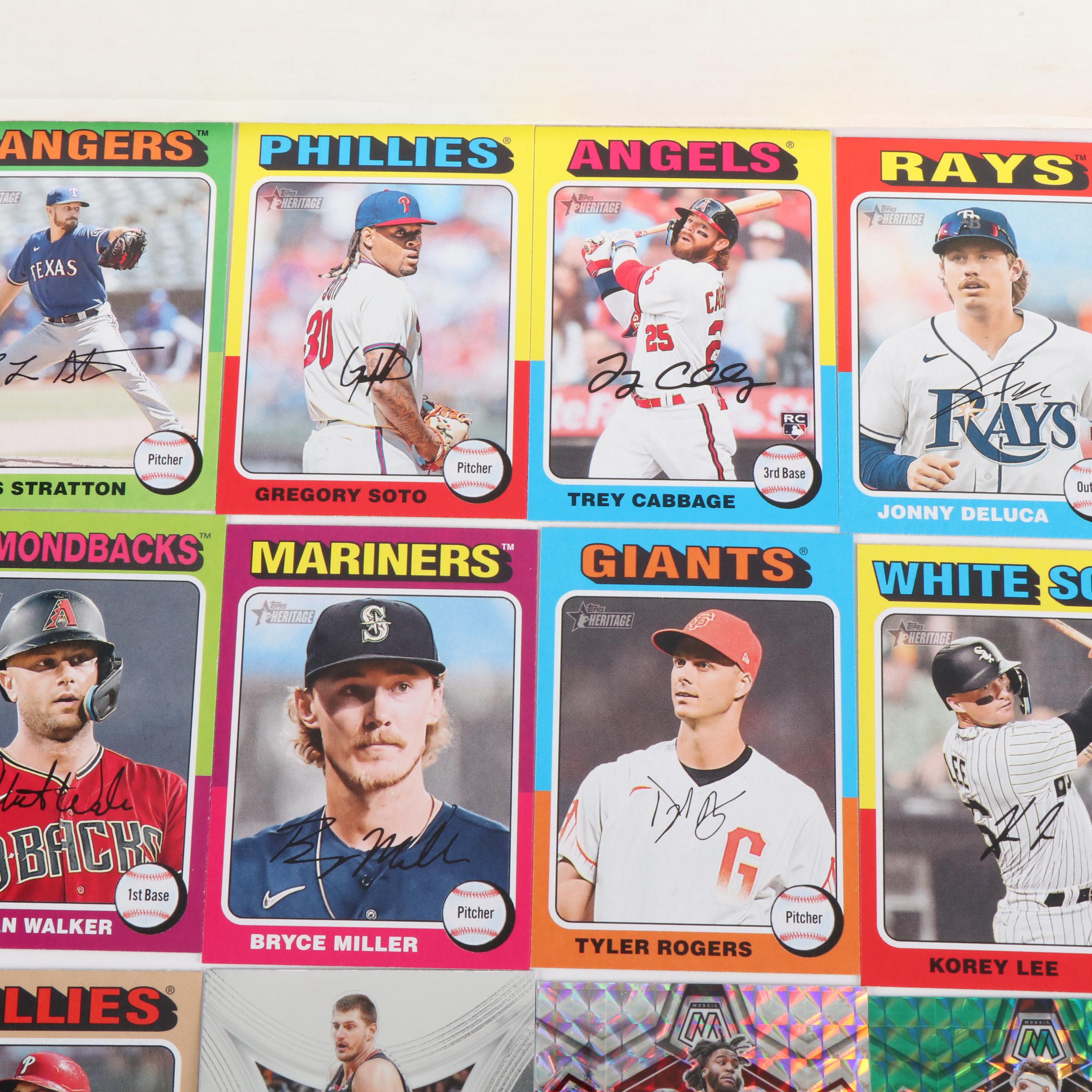 Box of 2024 Topps Heritage Baseball Cards