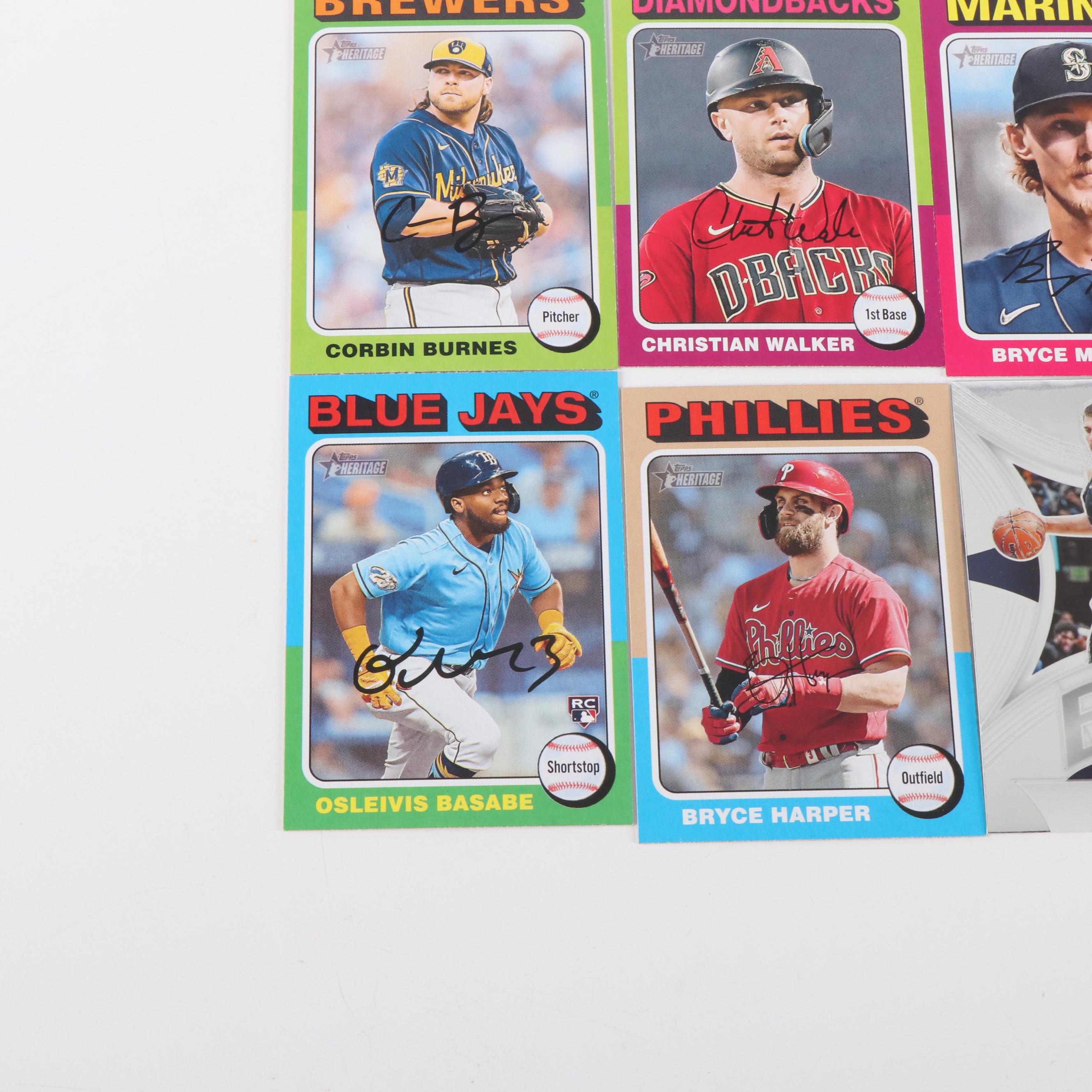 Box of 2024 Topps Heritage Baseball Cards