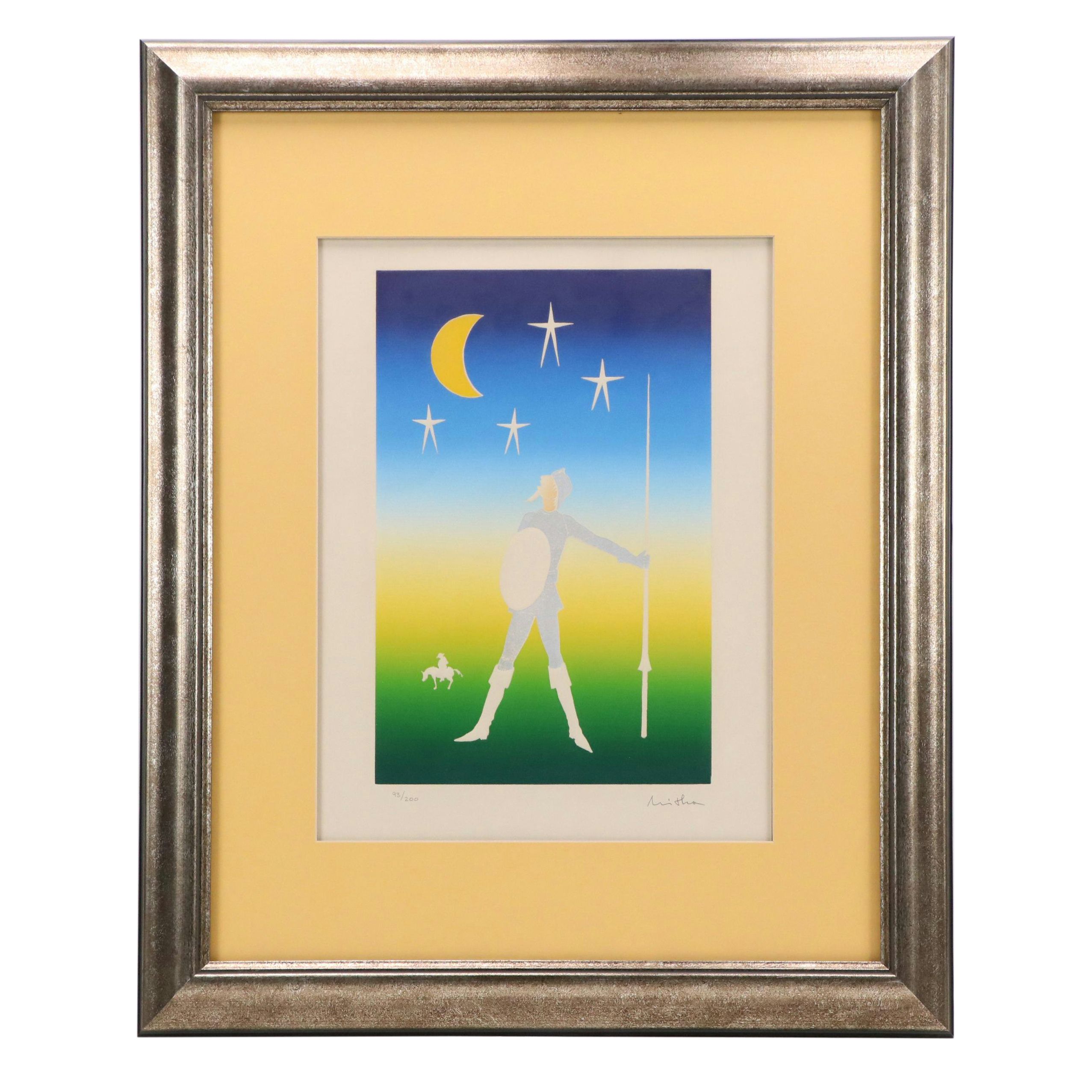 Misha Moracha Intaglio Print "Impossible Dream"