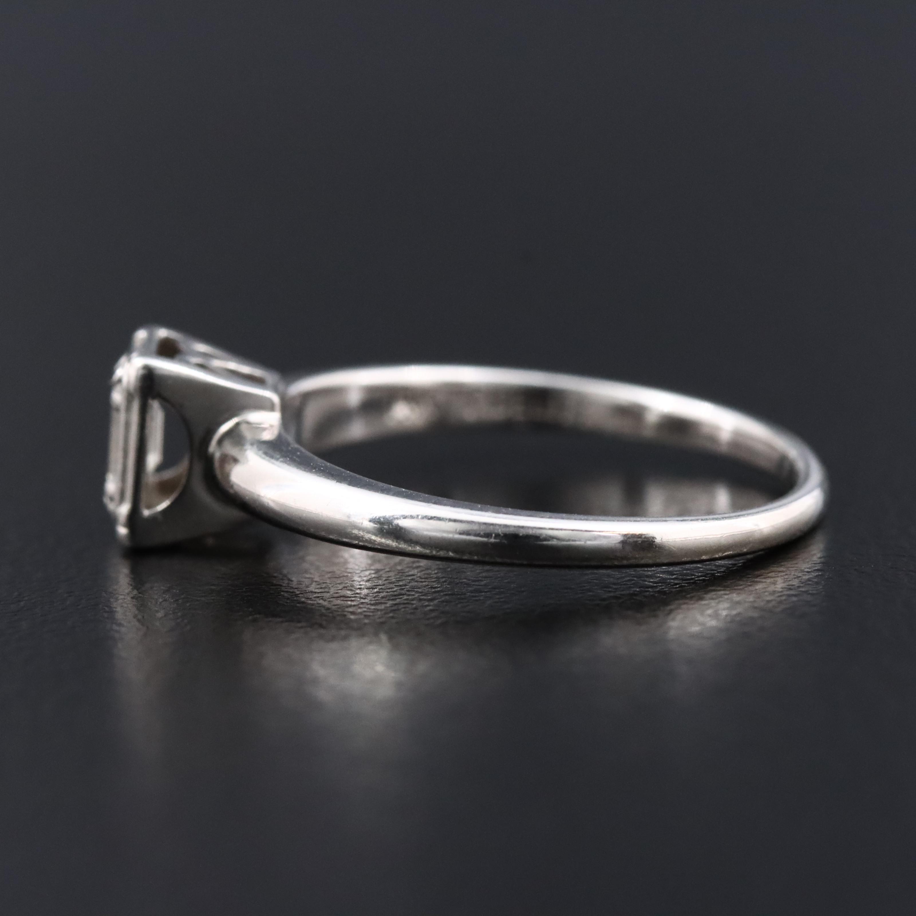 14K 0.12 CT Diamond Solitaire Ring