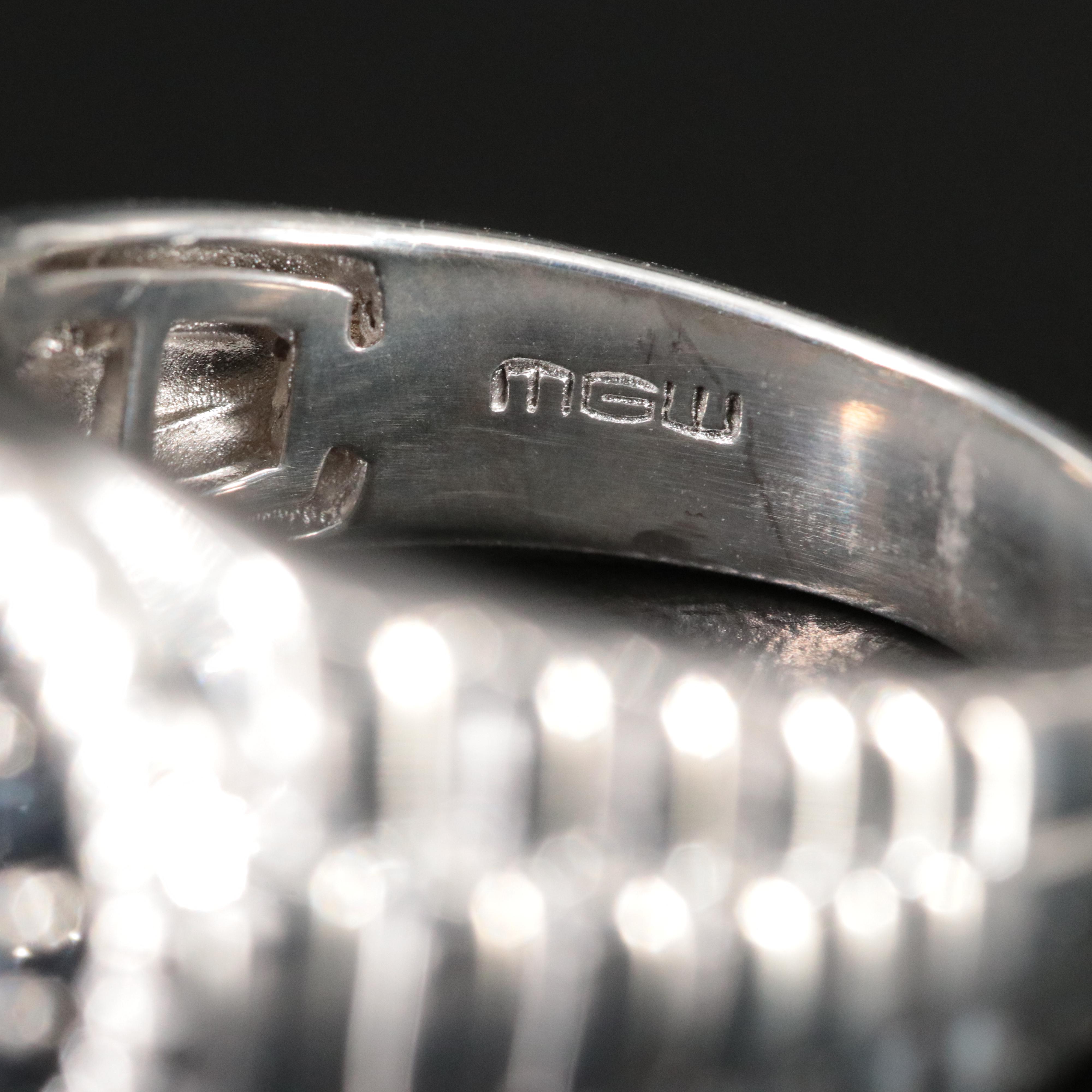 Sterling Sapphire Ring