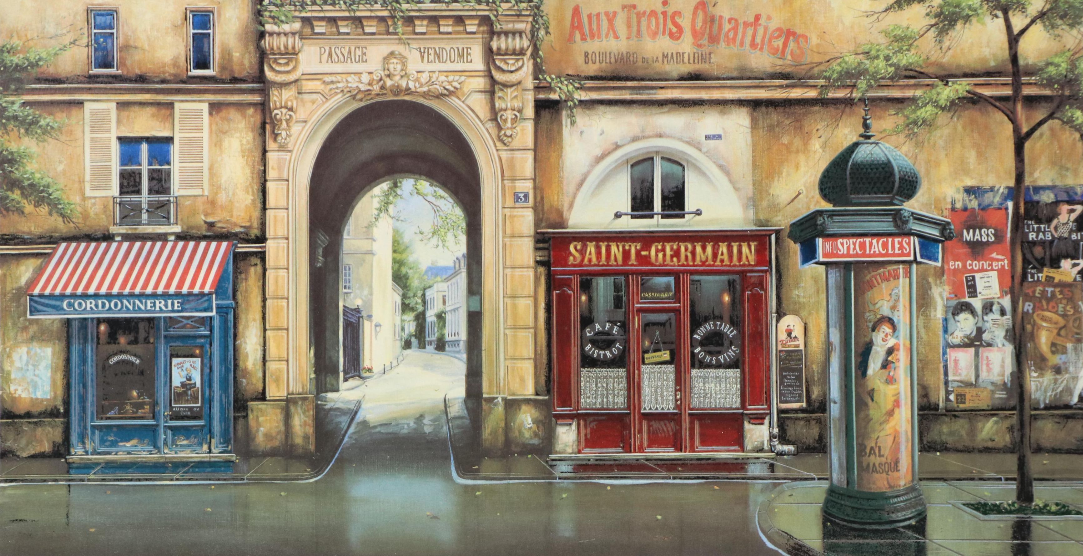 Robichaud Giclée on Wove Paper "Saint Germaine," 1998