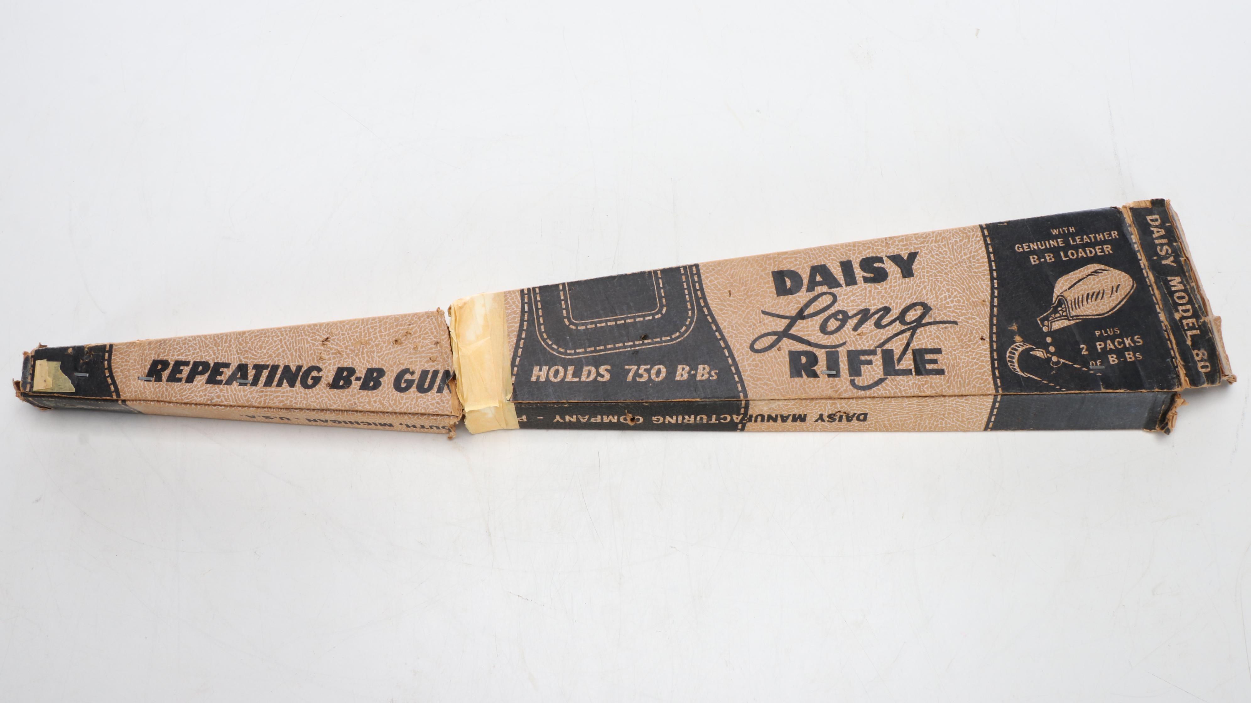 Daisy Long Rifle Repeating BB Gun with Wooden Stand