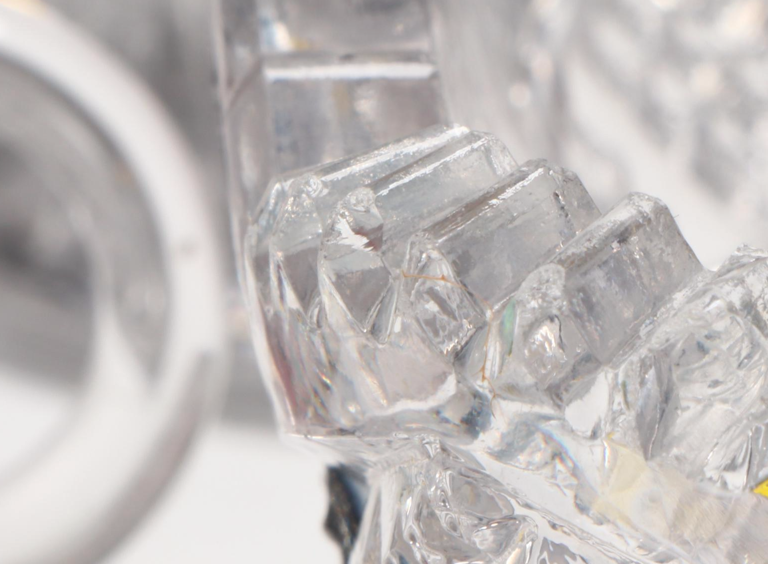 American Brilliant Cut Ewer and Bowl with Other Table Accessories