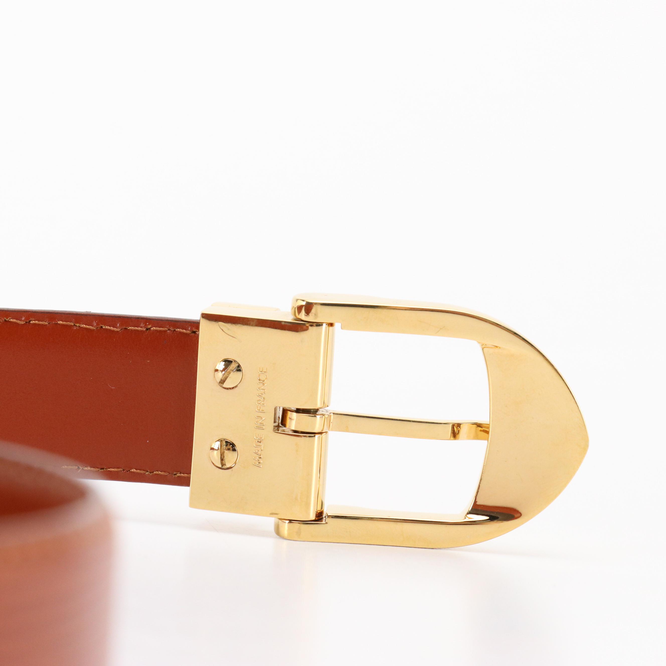 Louis Vuitton Belt in Kenyan Fawn Epi Leather