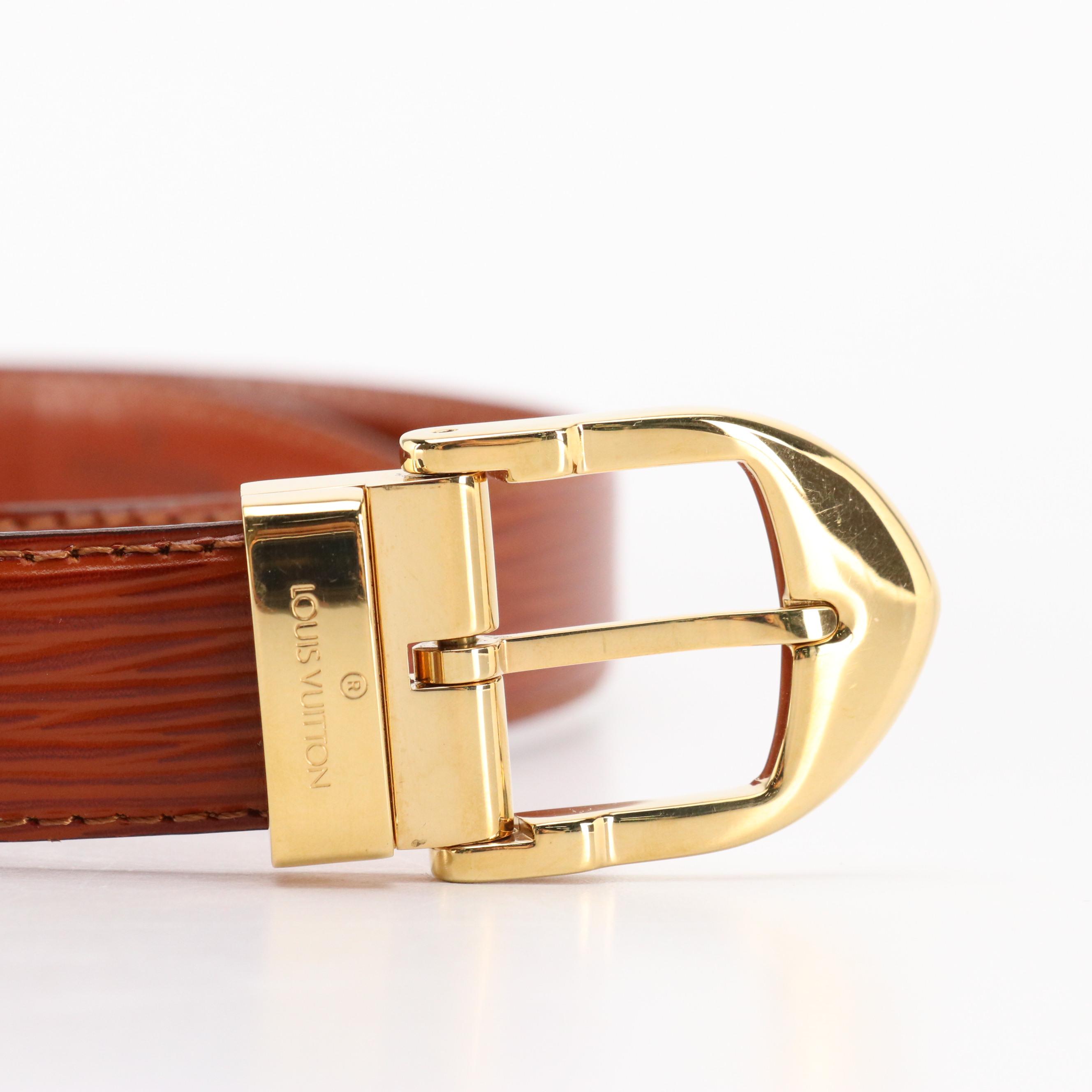 Louis Vuitton Belt in Kenyan Fawn Epi Leather