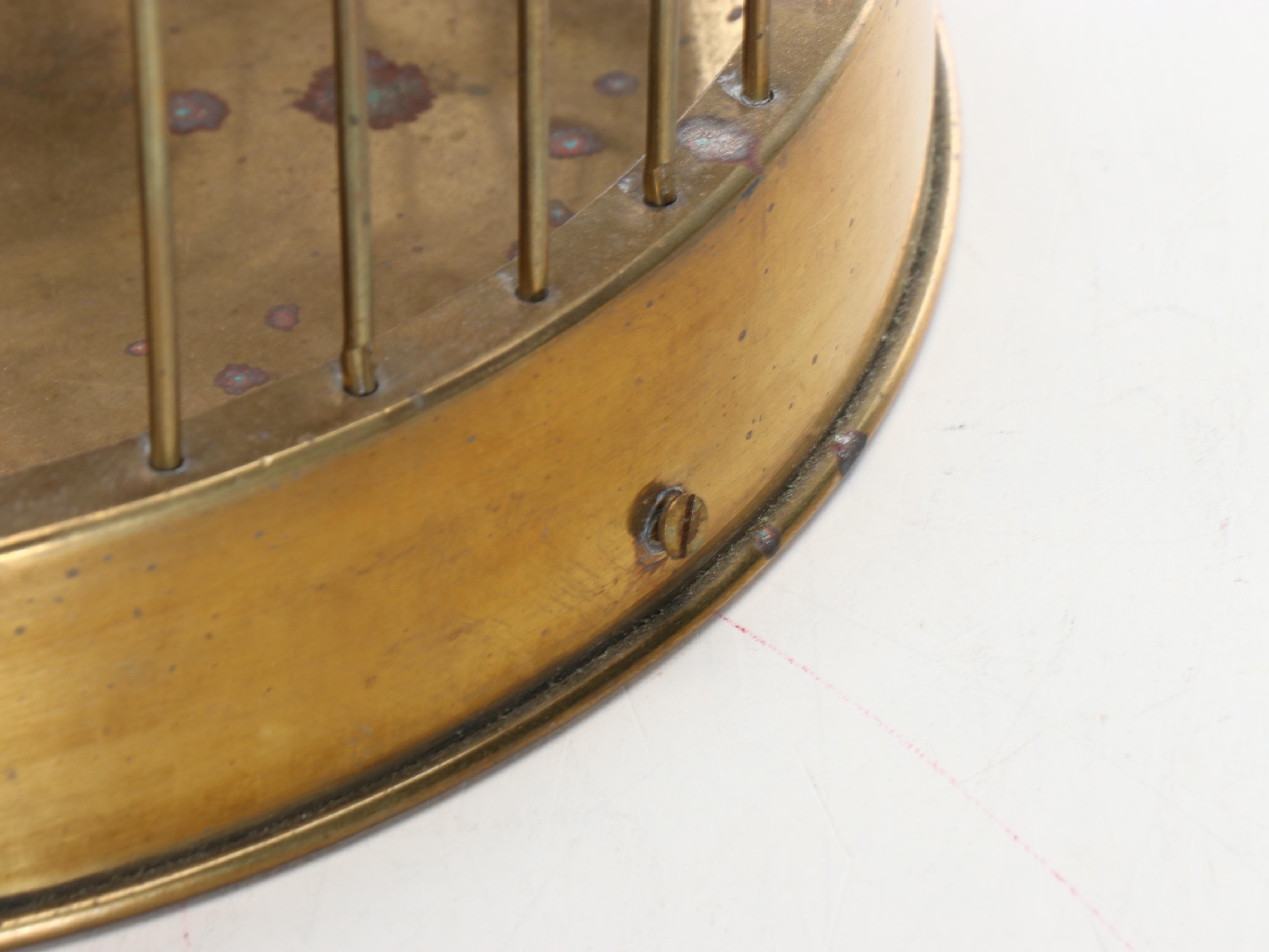 Edwardian Style Brass Bird Cage, 20th Century