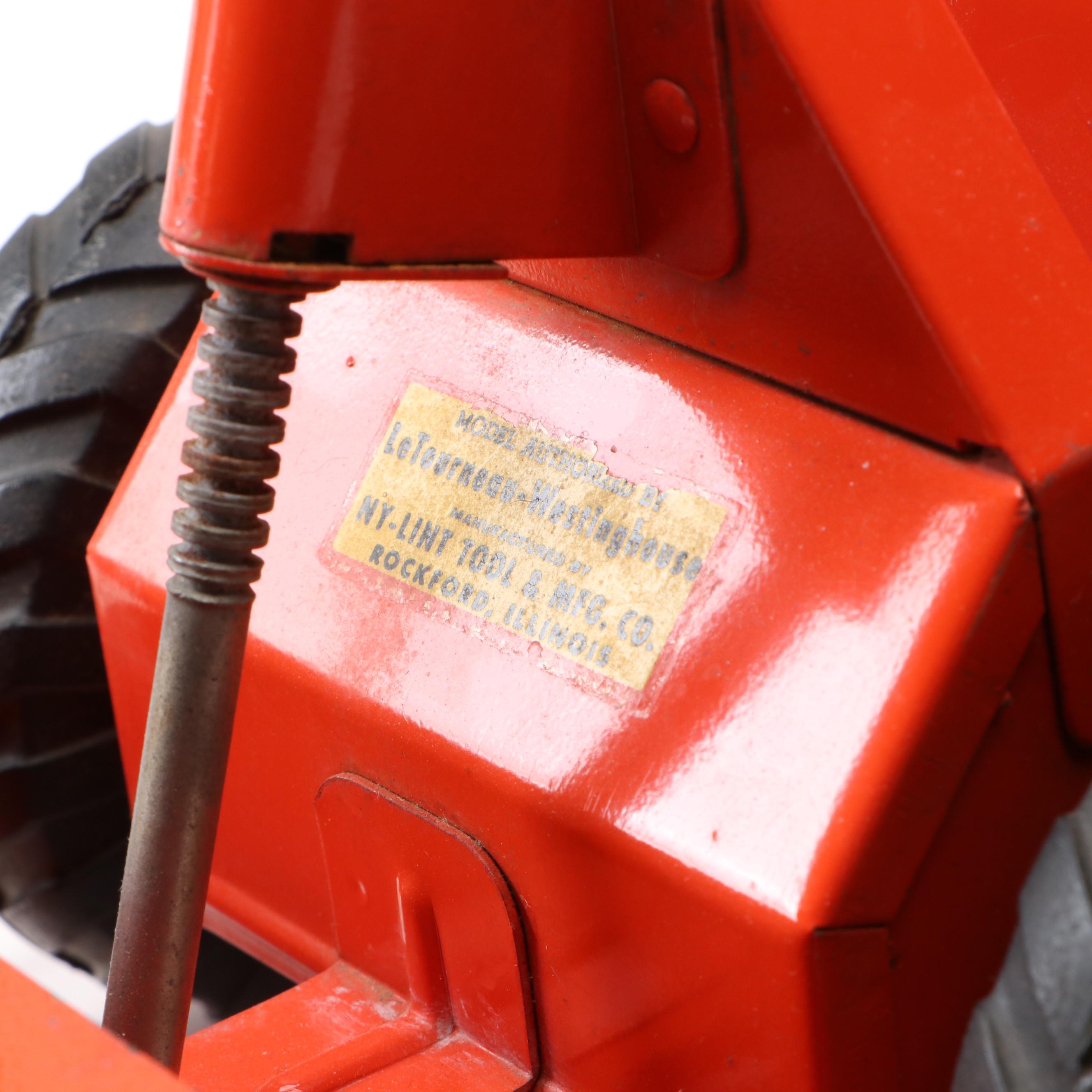 Ny-Lint Tournadozer and Structo Bulldozer Pressed Steel Toys, Mid-20th C.