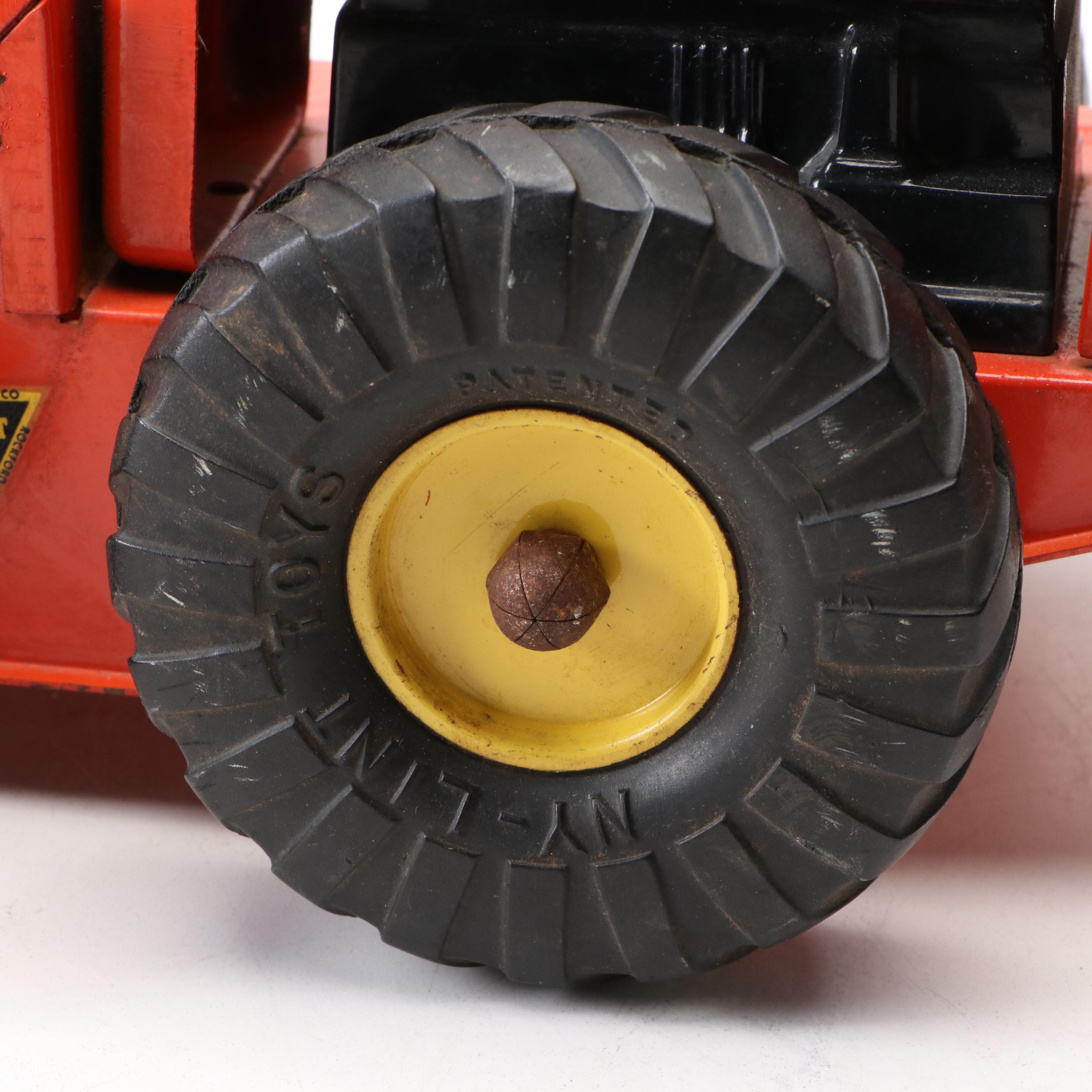 Ny-Lint Tournadozer and Structo Bulldozer Pressed Steel Toys, Mid-20th C.