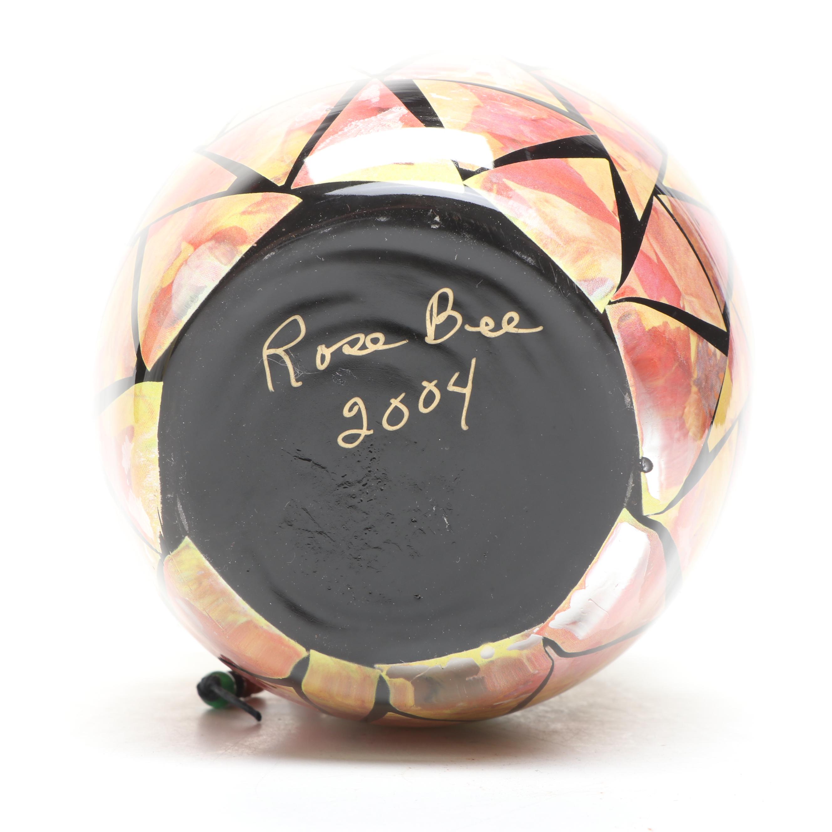 Marino Italian Bowl, Delfts Blue Trumpet Vase, Reverse Decoupage Vase, More