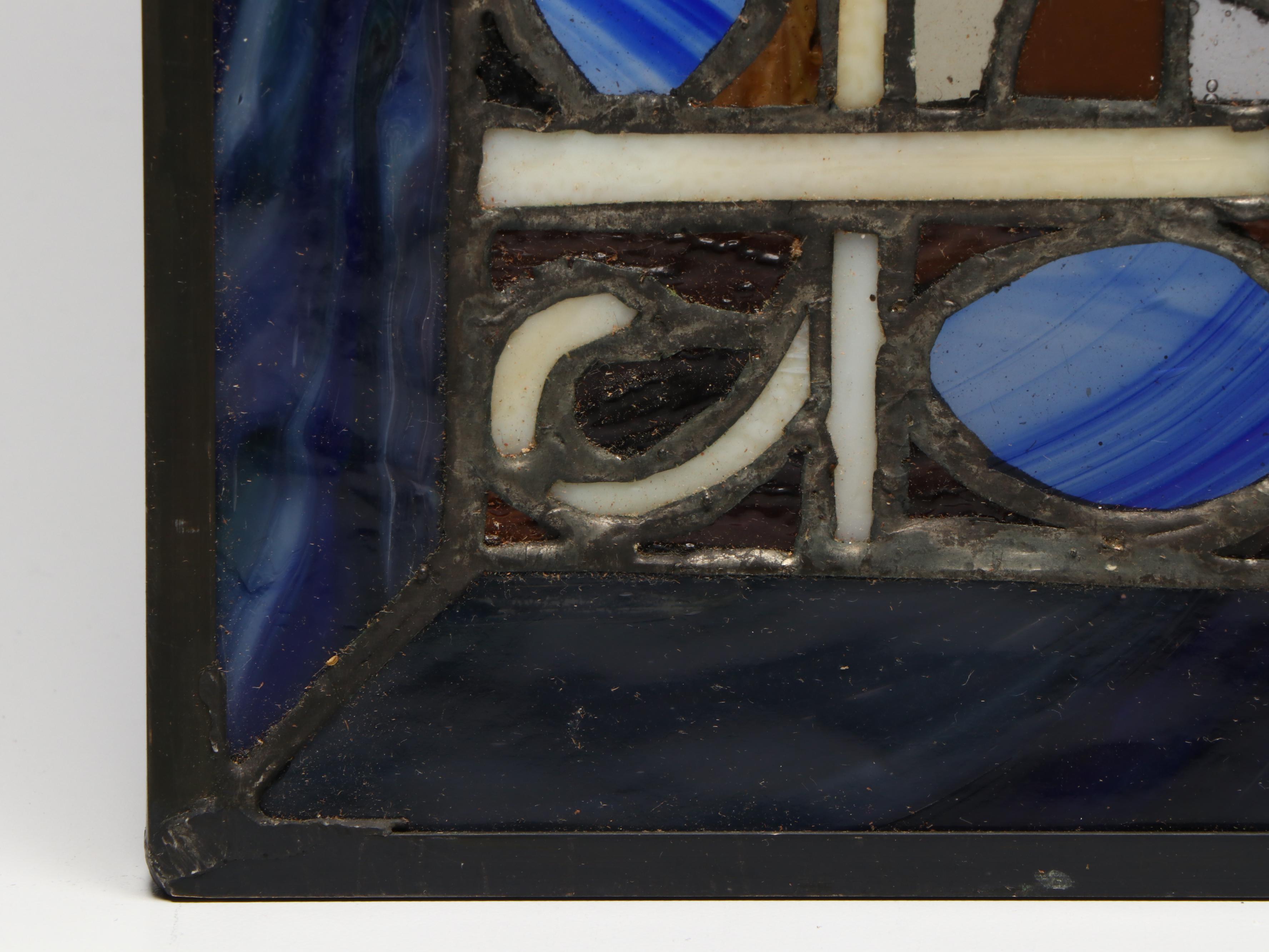 Gothic Arch Stained Glass Window Panel