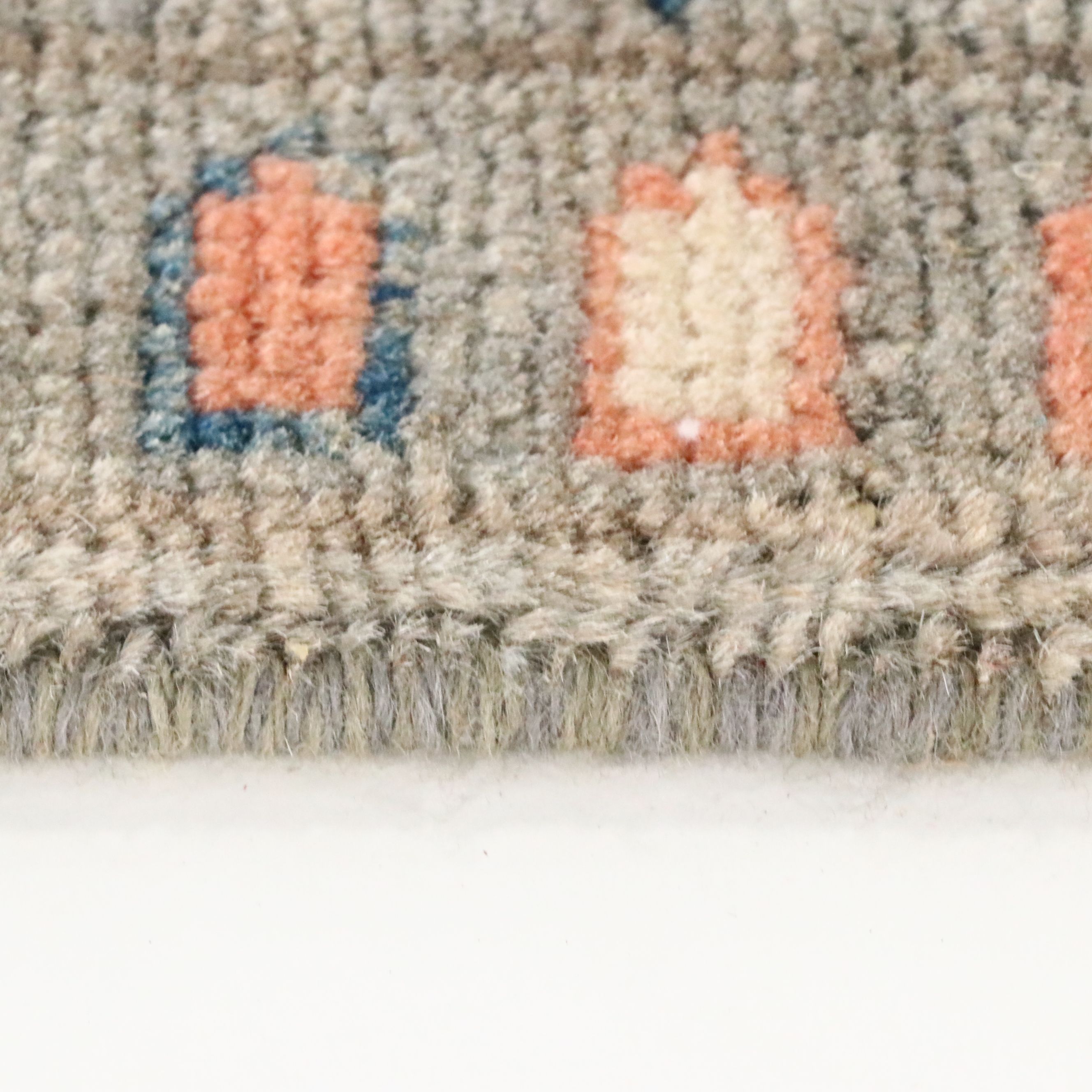 2'8 x 4'8 Hand-Knotted Pakistani Pictorial War Rug