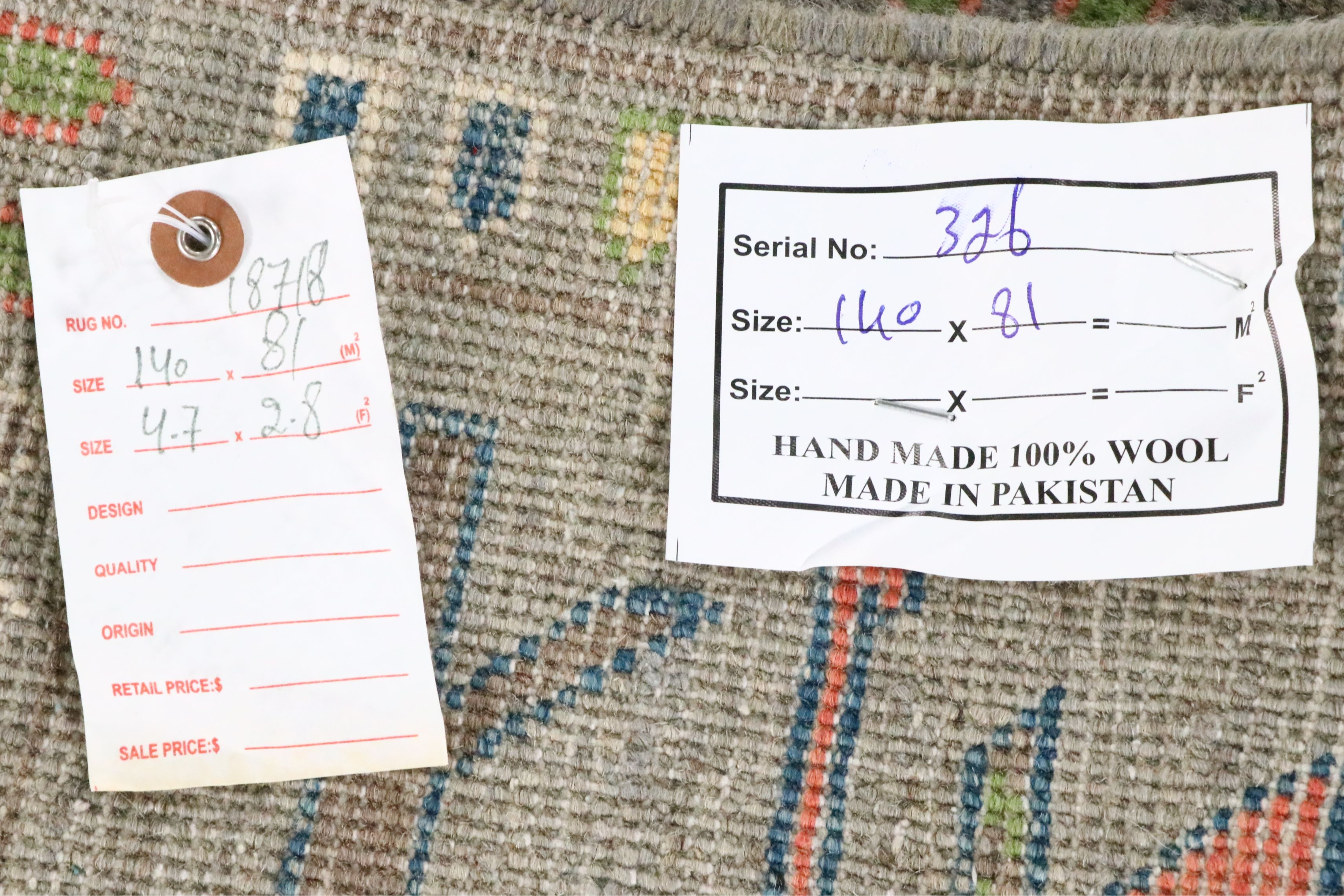 2'8 x 4'8 Hand-Knotted Pakistani Pictorial War Rug