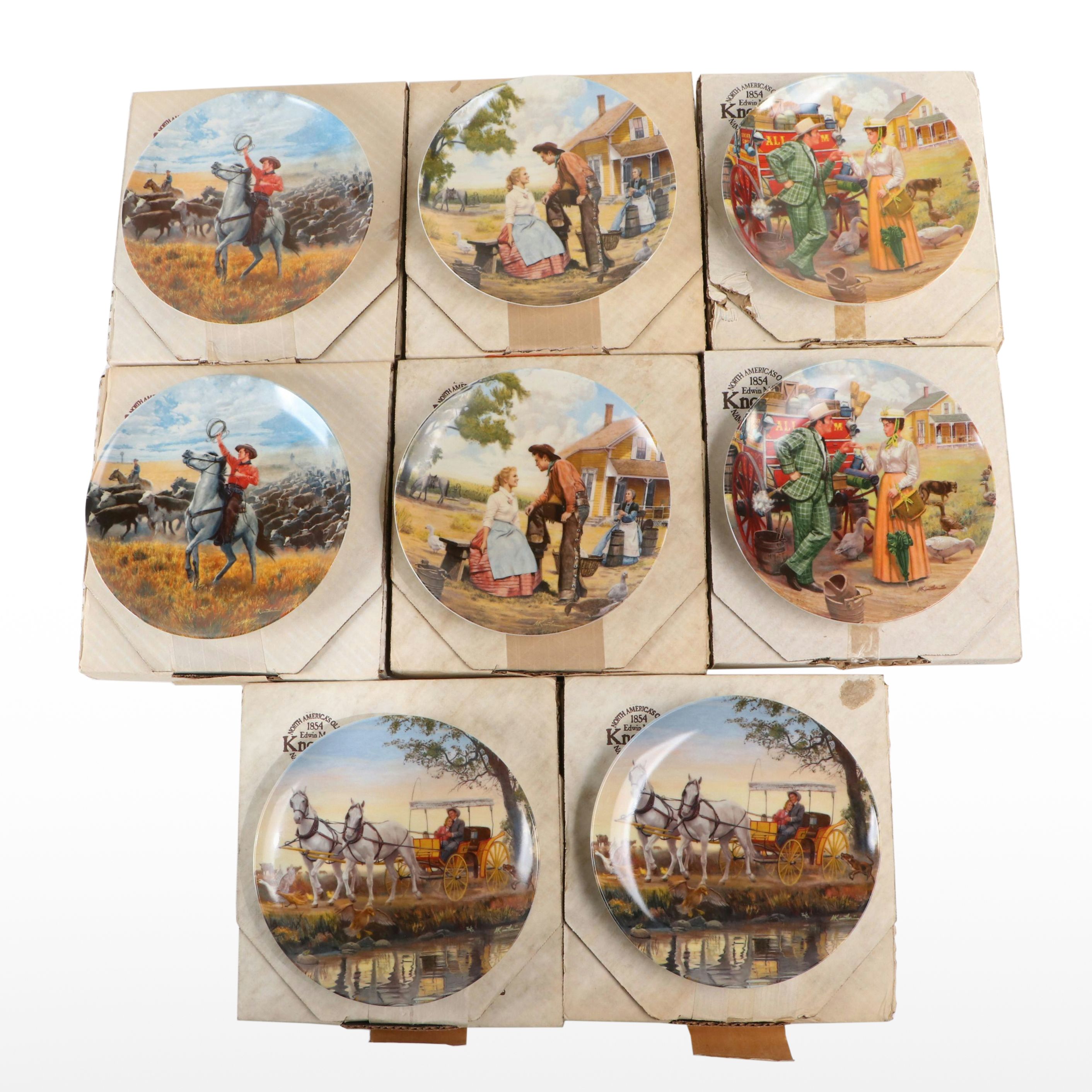 Mort Künstler "Oklahoma!" Ceramic Collector Plates